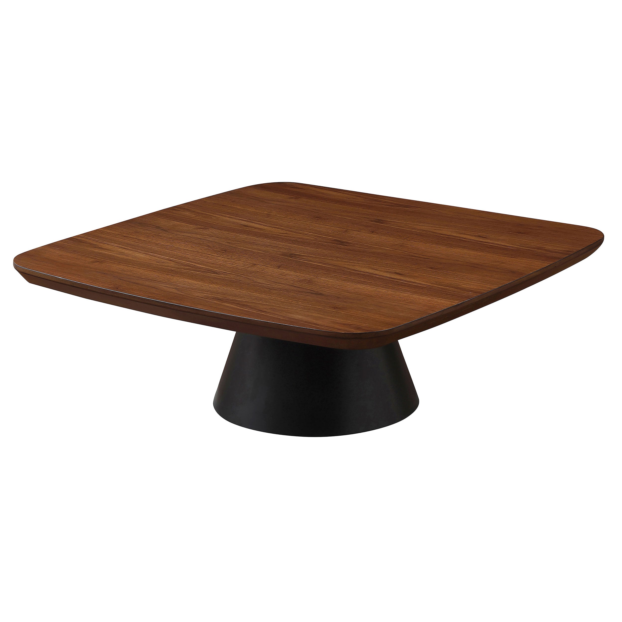 Eason 2-piece Coffee Table Set Walnut and Black-