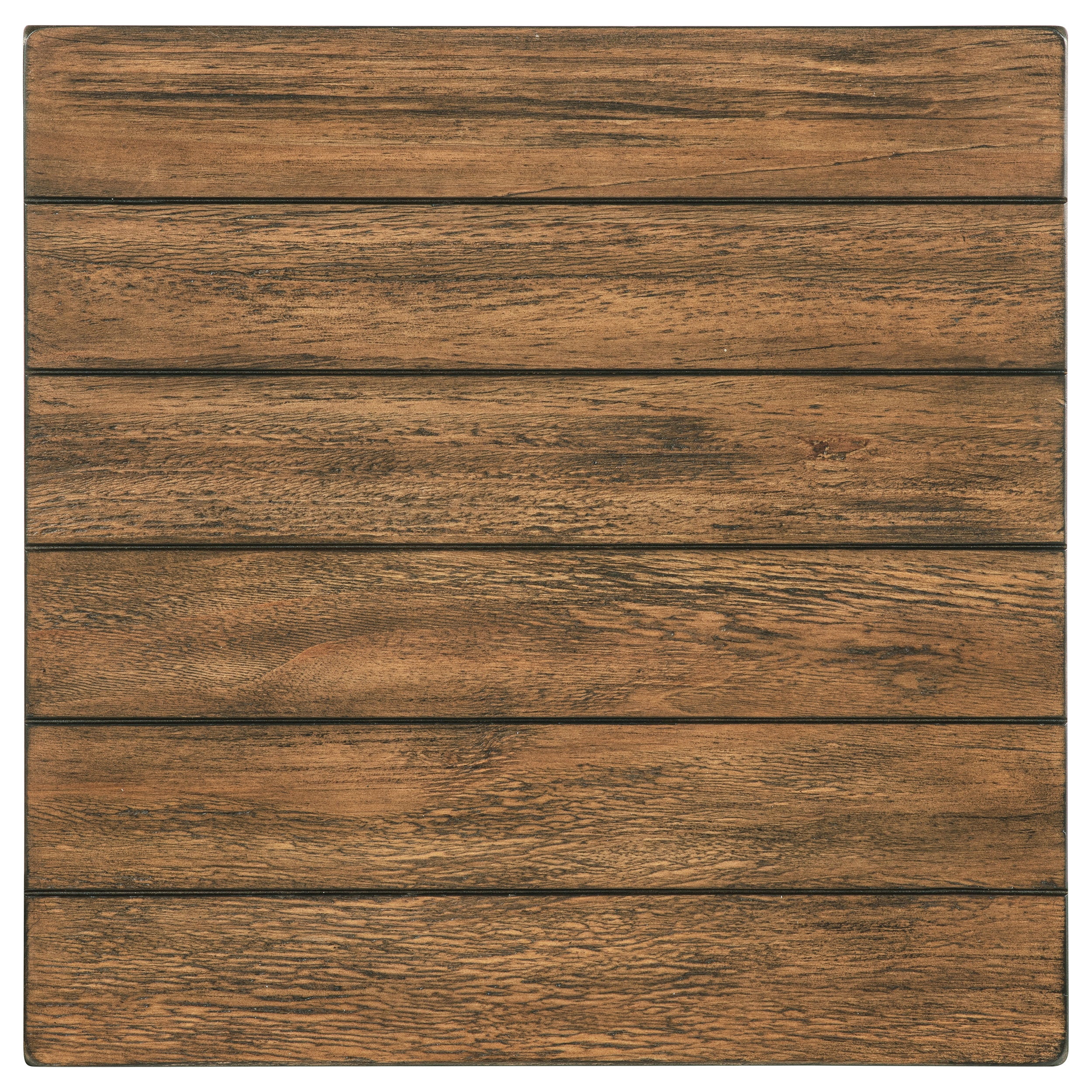 Payne Wood End Table with Shelf Distressed Brown-
