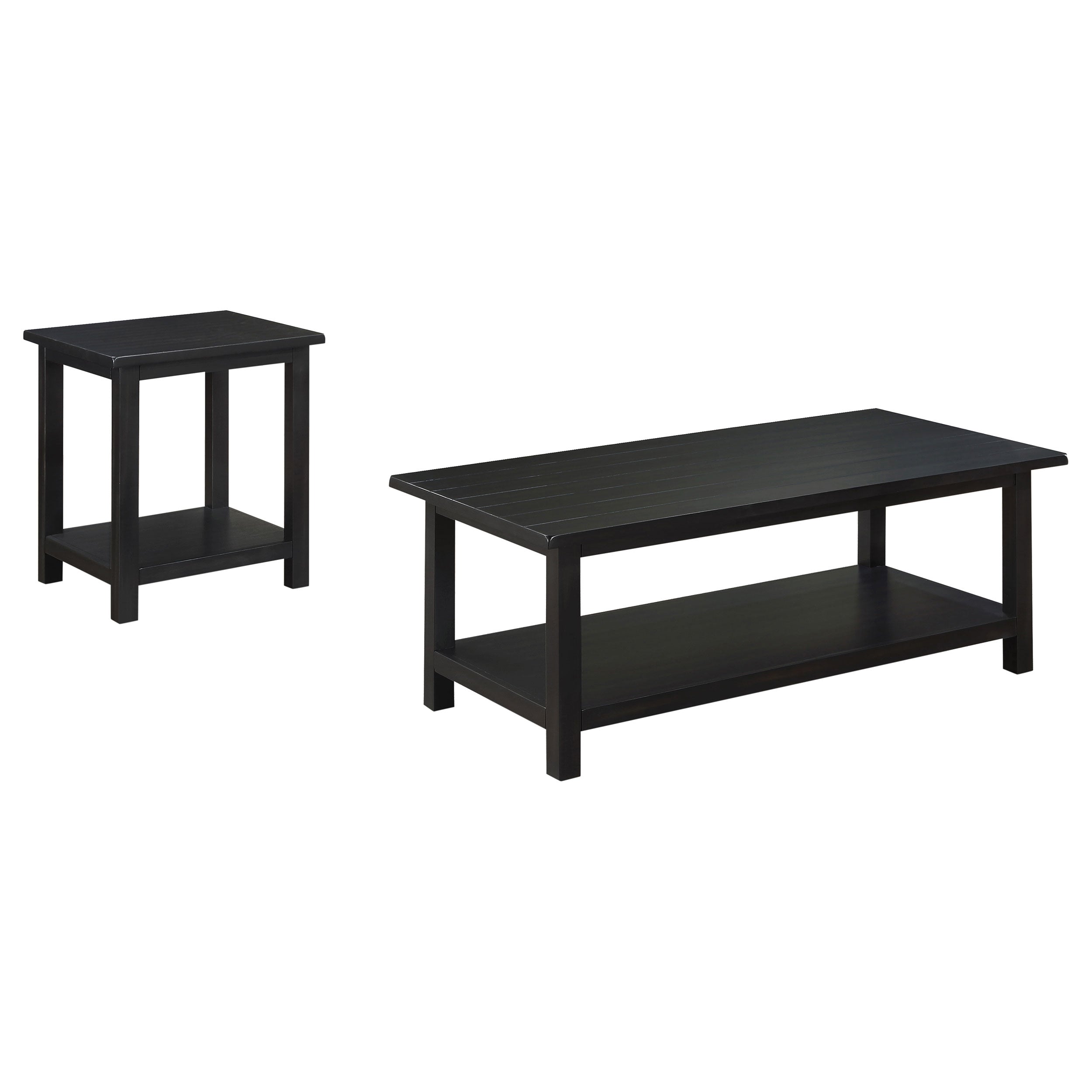 Payne 2-piece Coffee and End Table Set Distressed Java-Coaster