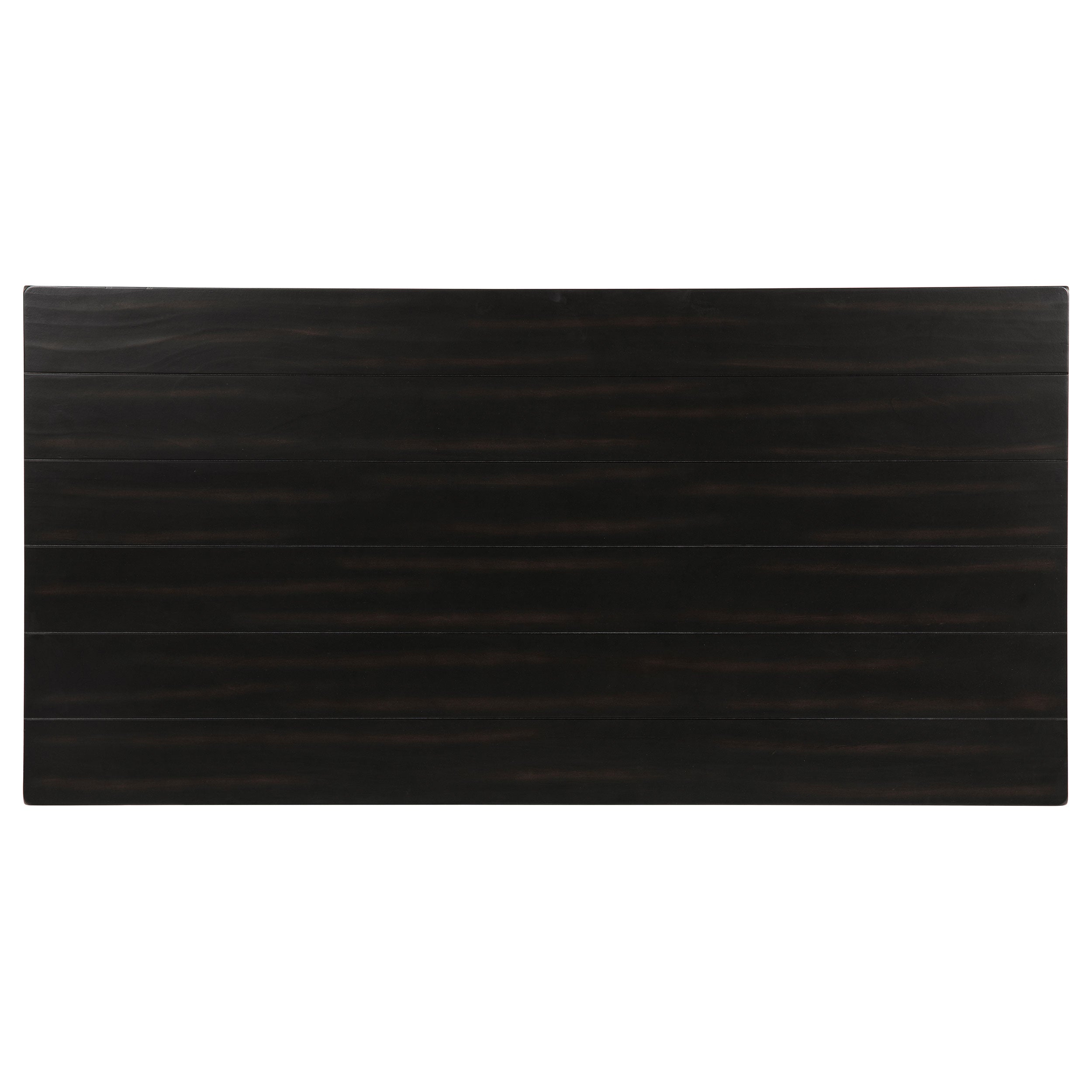 Payne Wood Coffee Table with Shelf Distressed Java-