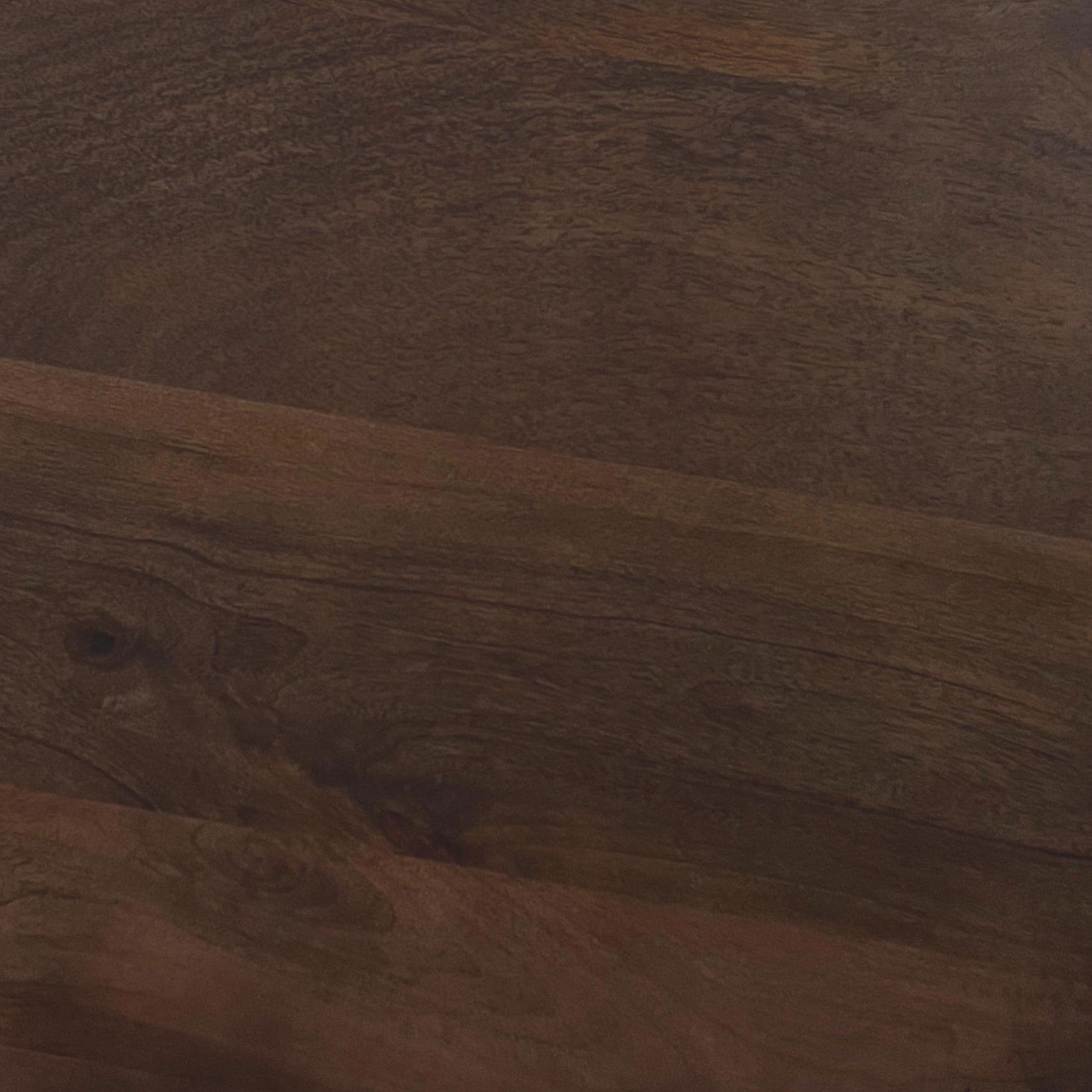 Cayenne Solid Mango Wood Cocktail Coffee Table Walnut-