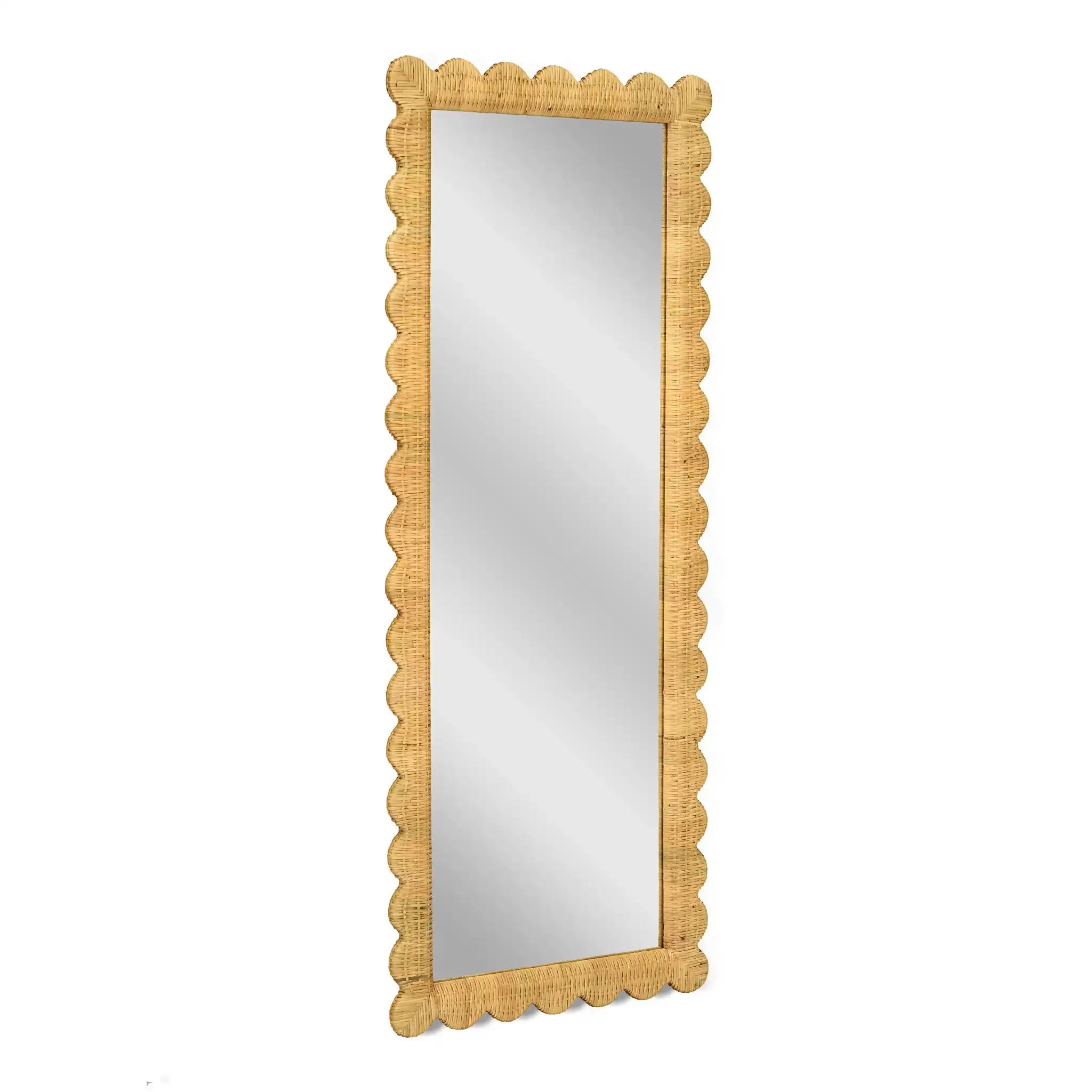 Bama - Rattan Long Wall Mirror - Natural