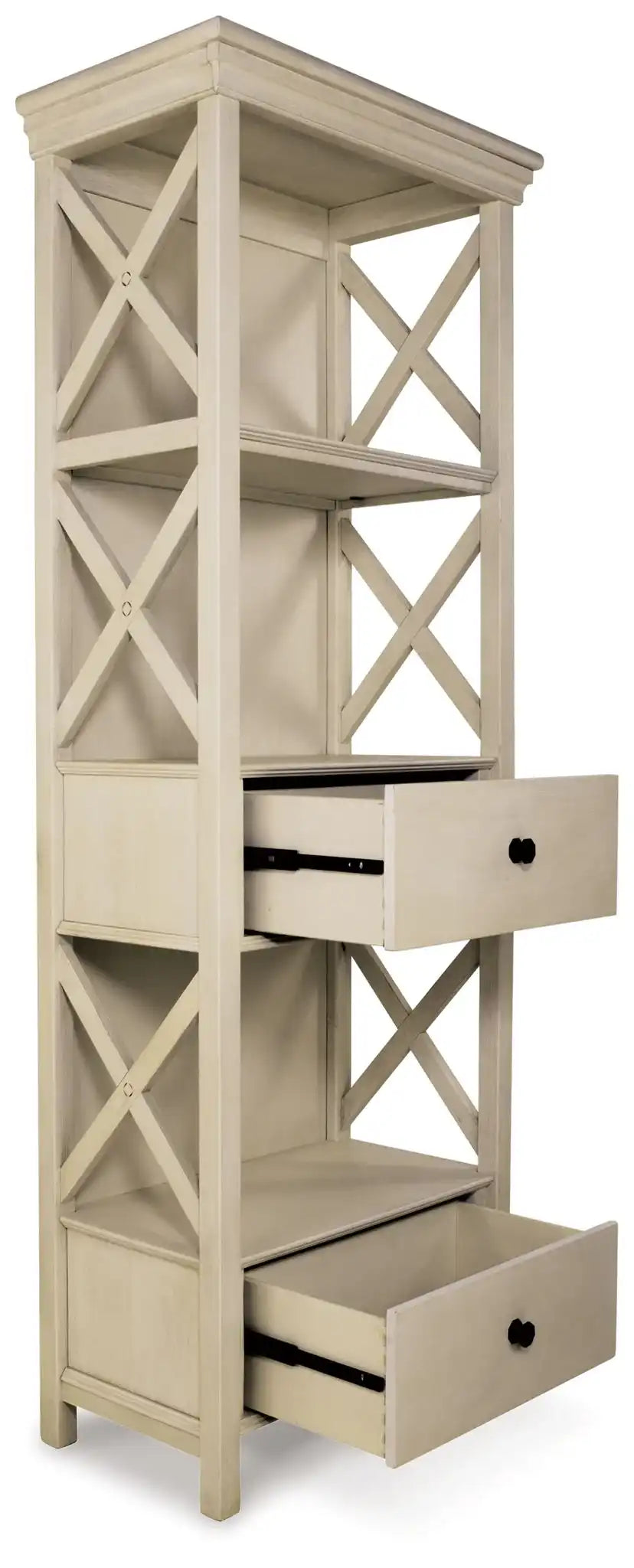 Bolanburg - Display Cabinet - Antique White - Best Buy Furniture