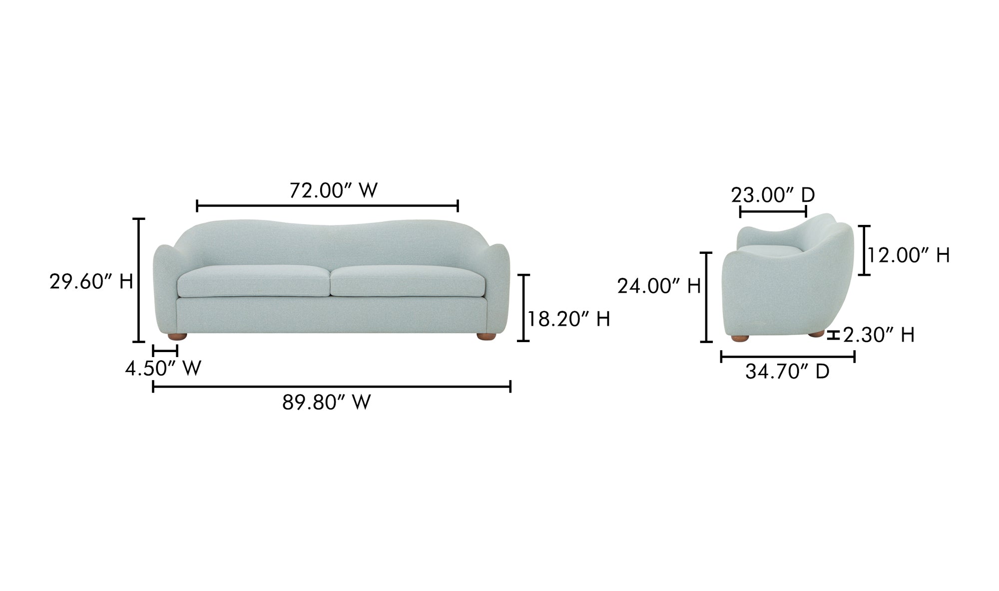Bria Sofa - Moes Home