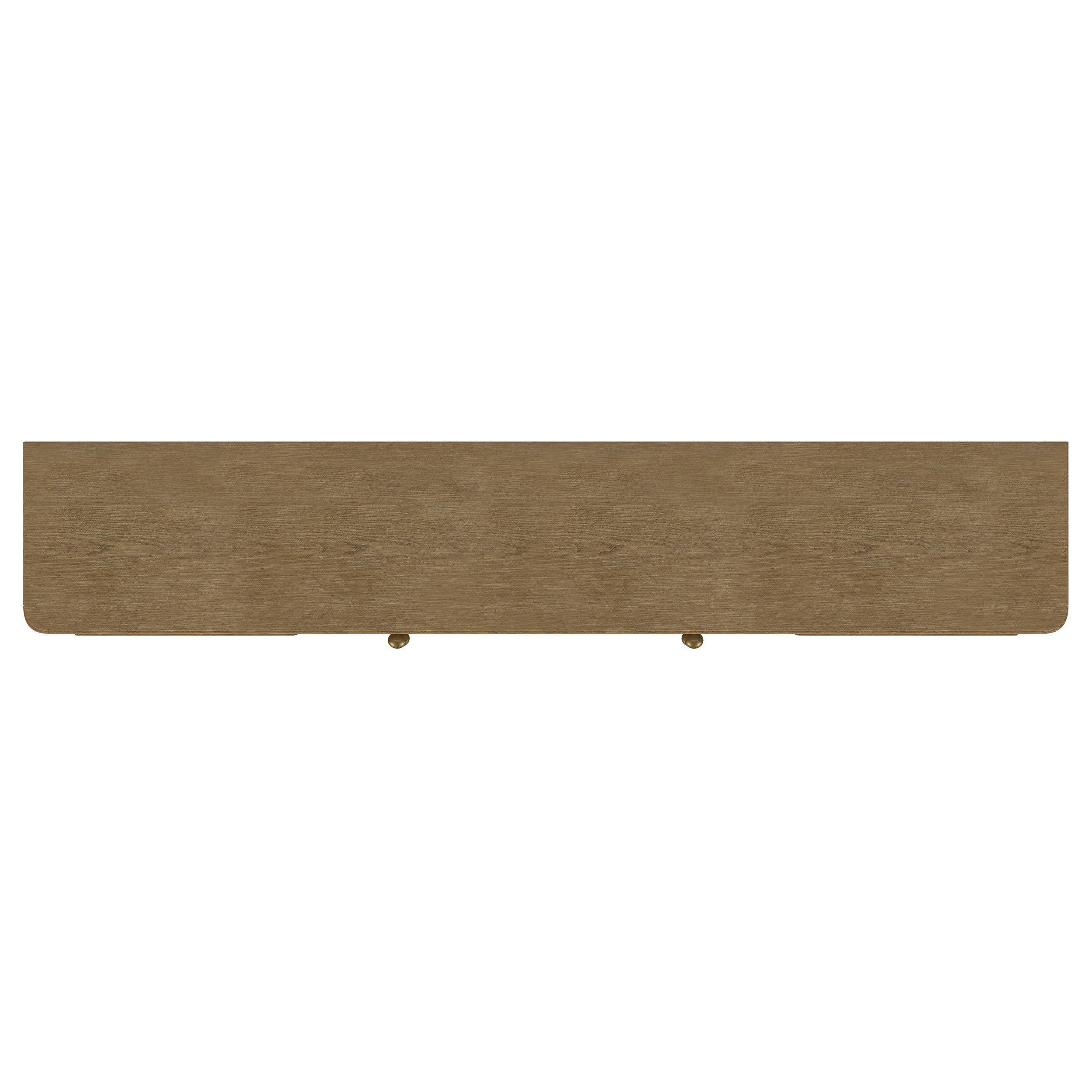 Arini Rattan Cane 2-door TV Stand Media Console Sand Wash-