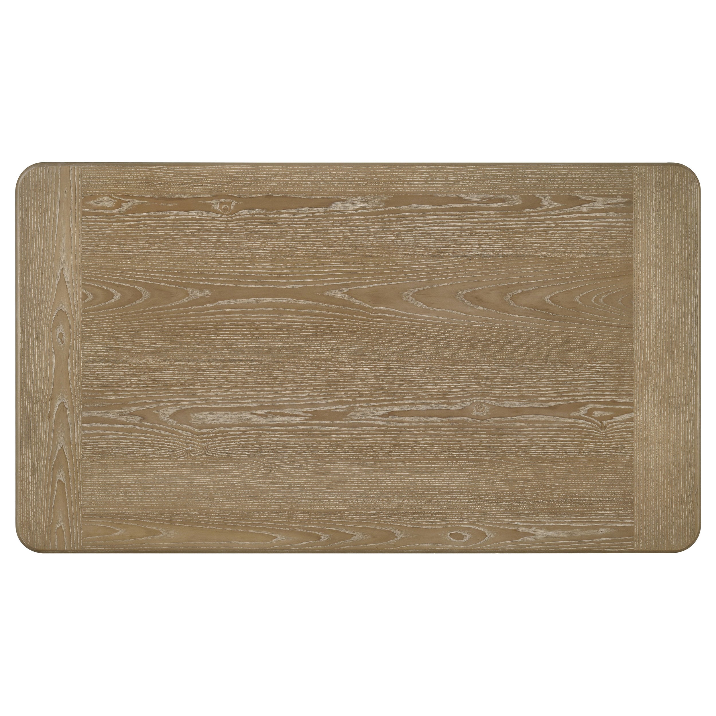 Adina Rectangular Wood Coffee Table Distressed Light Brown-