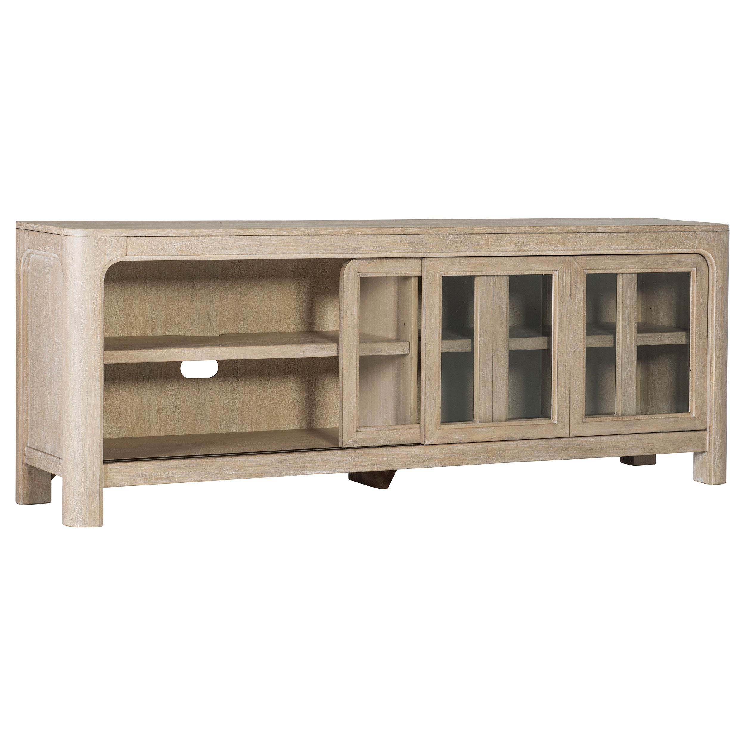 Solano 71-inch 2-door TV Stand Media Console Weathered Mango-