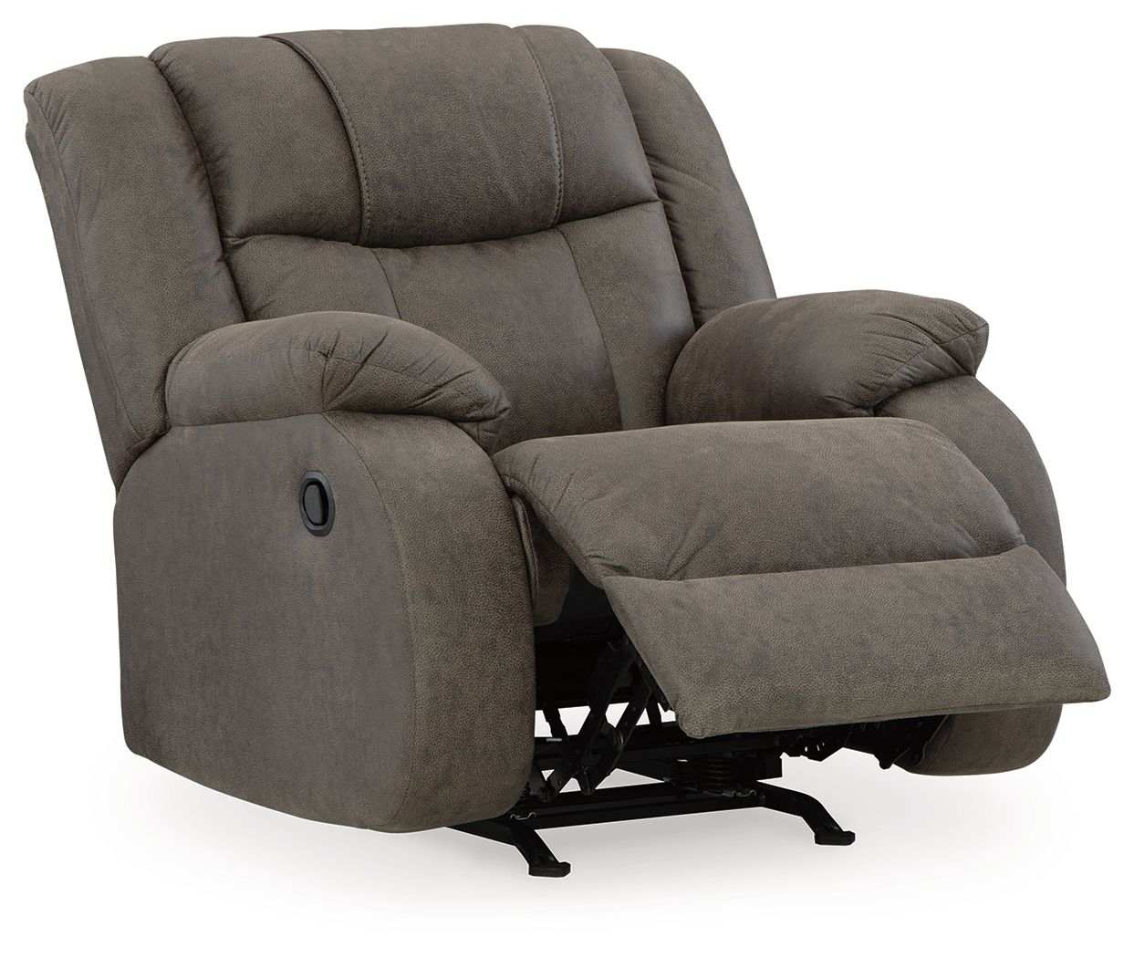 First Base - Rocker Recliner - Gunmetal - Best Buy Furniture