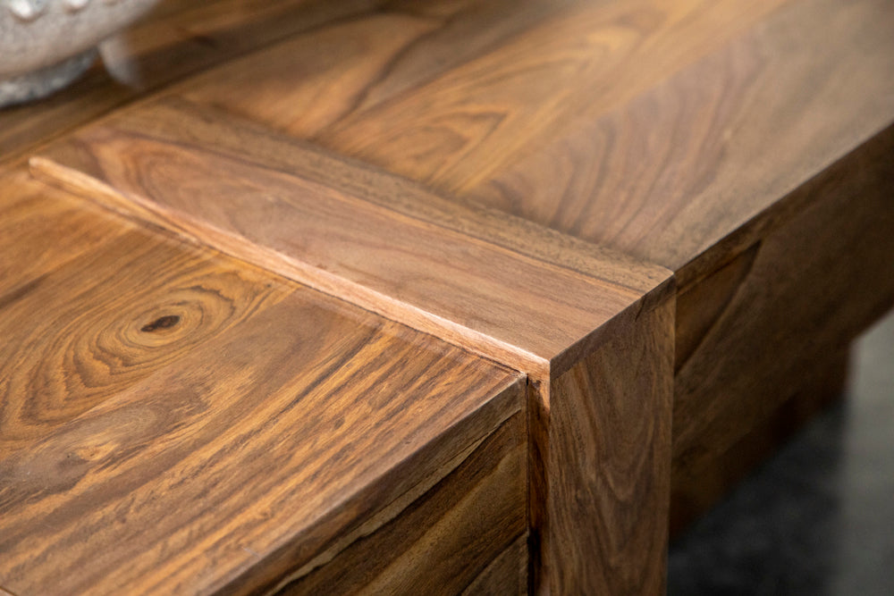 Samira Square Solid Wood Coffee Table Natural Sheesham-CoasterEssence