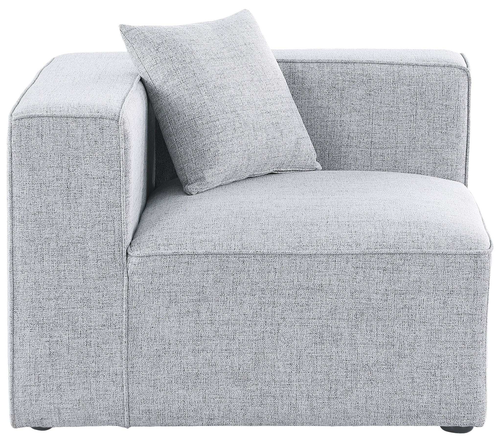 Cube - Linen Corner Chair