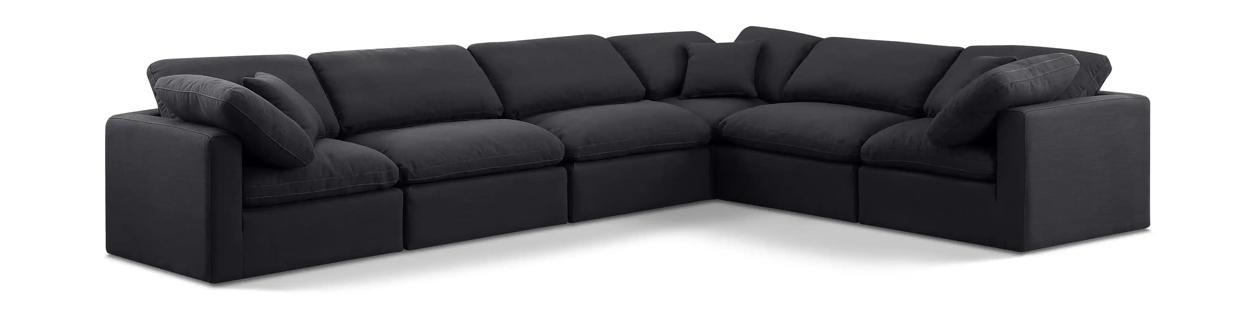 Indulge - Linen 6 Piece Modular Corner Sectional - Best Buy Furniture
