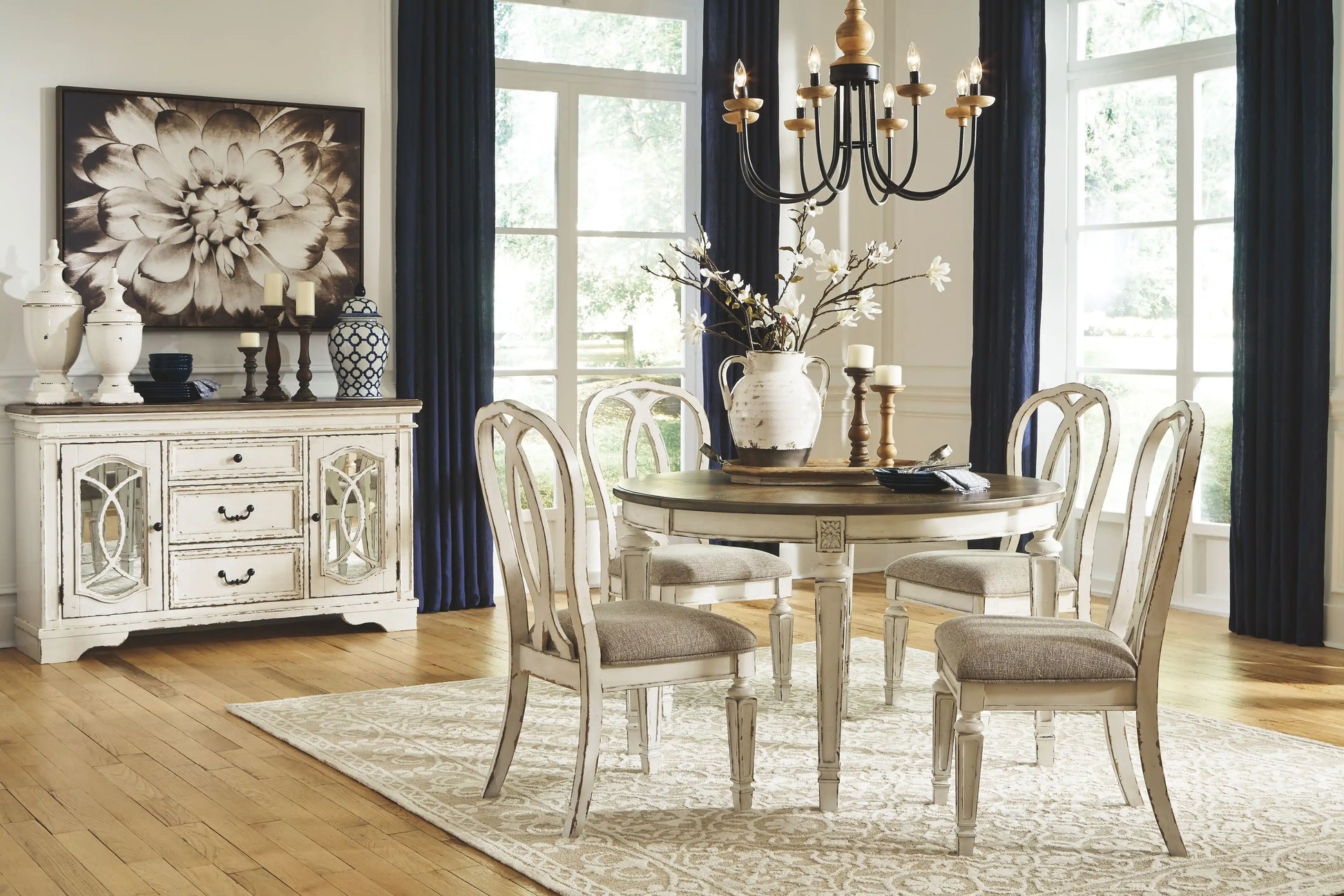 Realyn - Oval Dining Table Set - Best Buy Furniture