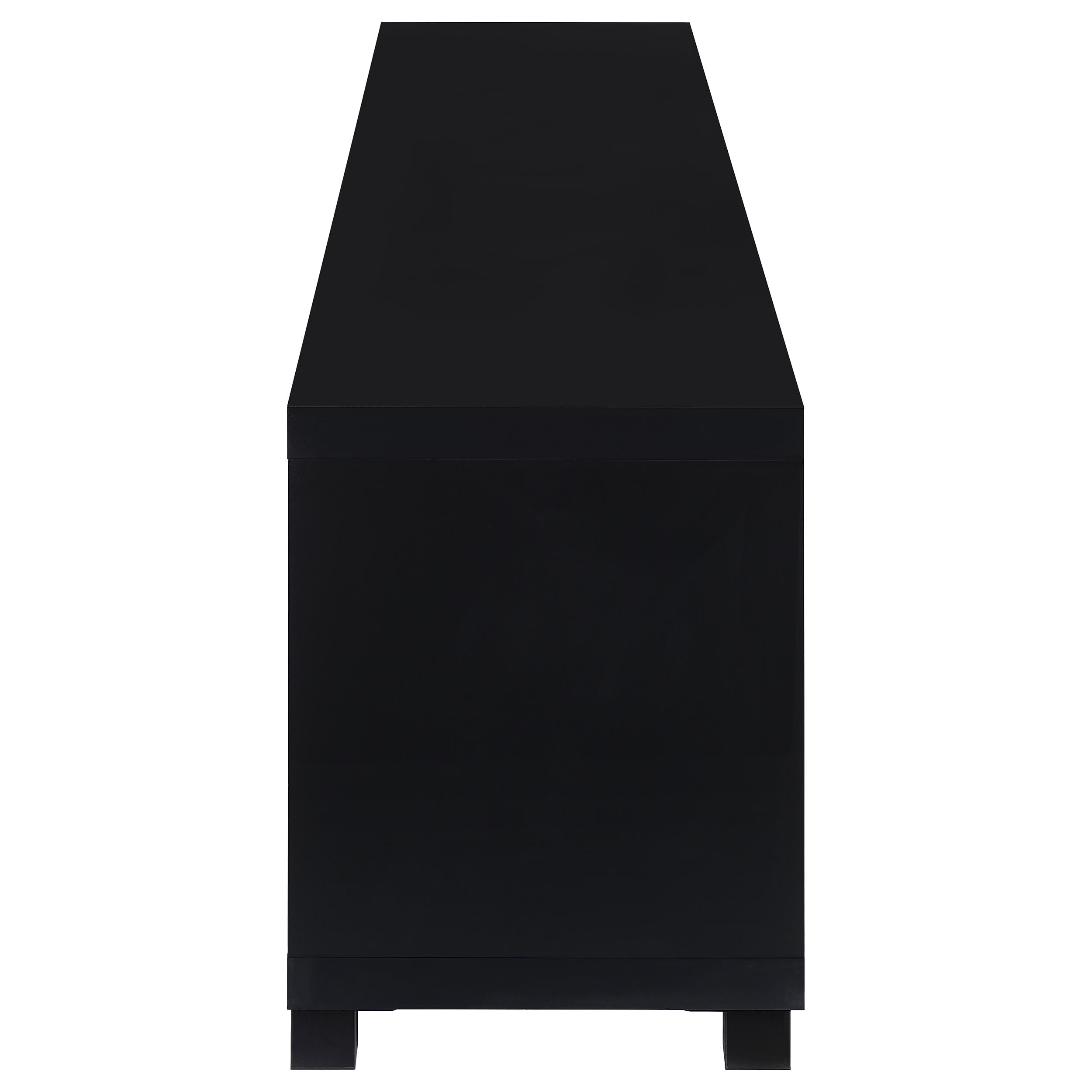 Jupiter 3-piece Entertainment Center 79-inch TV Stand Black-