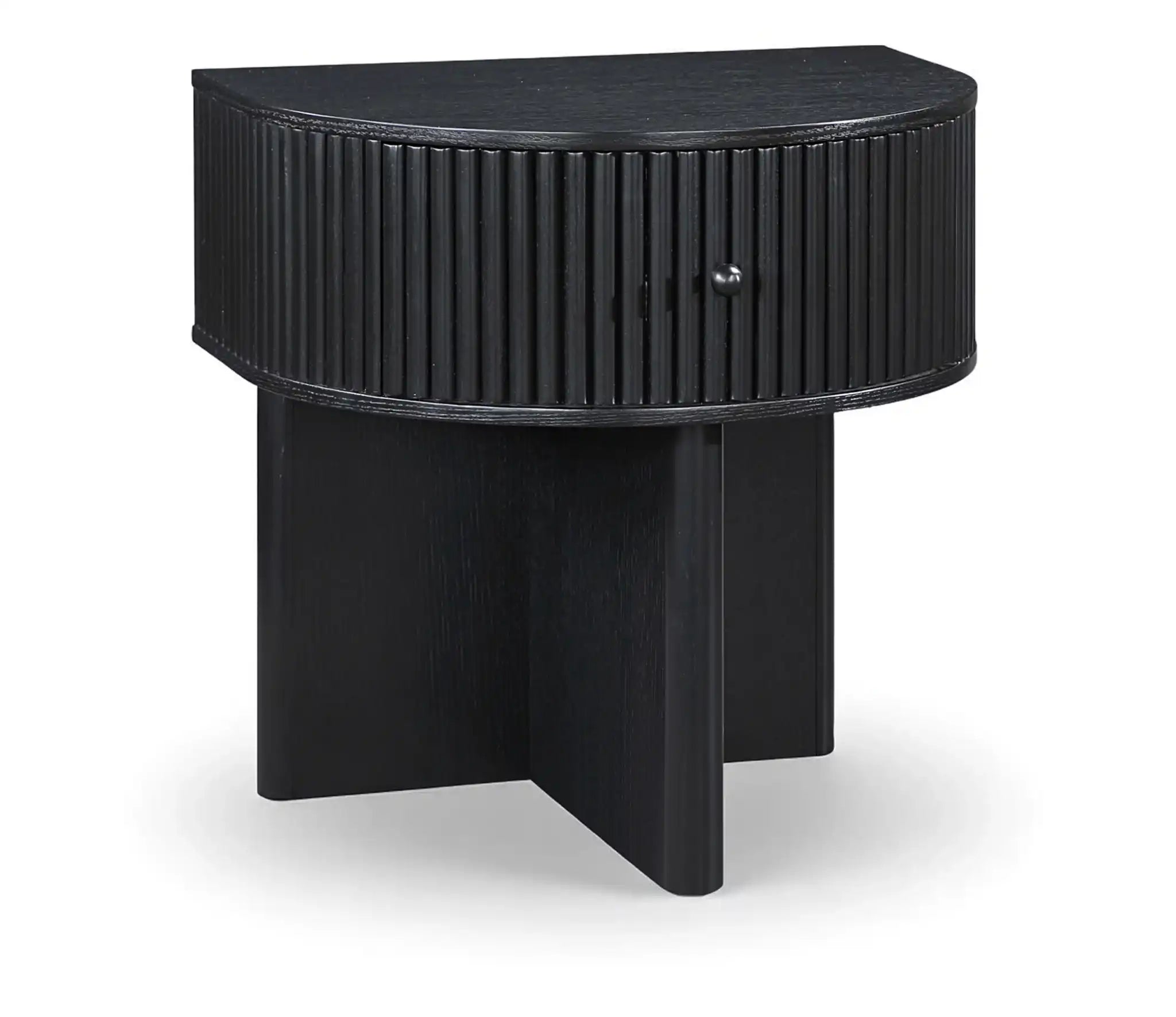Cortland - Acacia Veneer And Solid Wood Night Stand - Best Buy Furniture