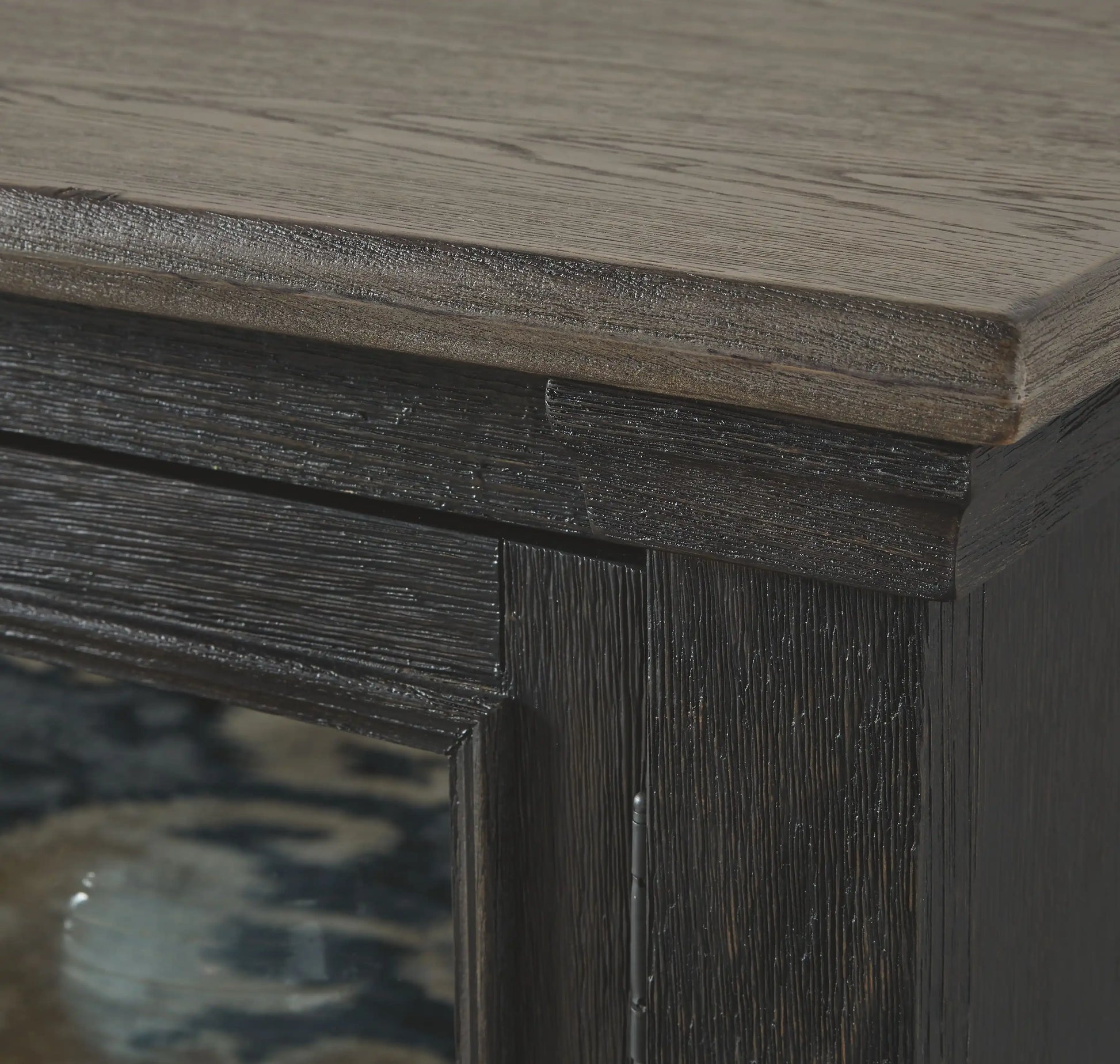 Tyler Creek - Extra Large TV Stand - Black / Gray - Best Buy Furniture