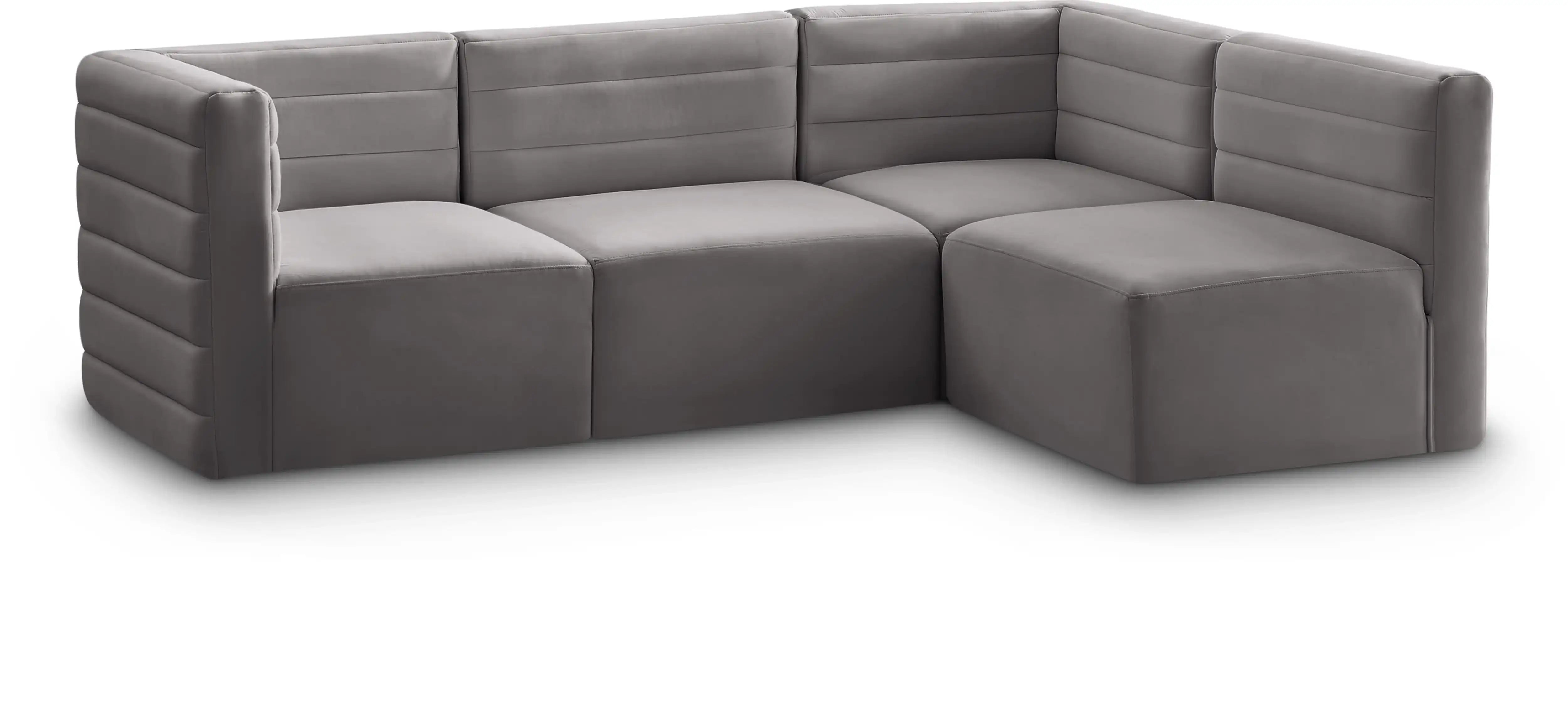 Quincy - 4 Piece Modular Sectional - Best Buy Furniture