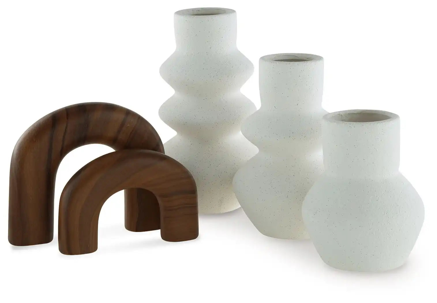 Carterworth - Accessory Set (Set of 5) - White / Brown - Best Buy Furniture