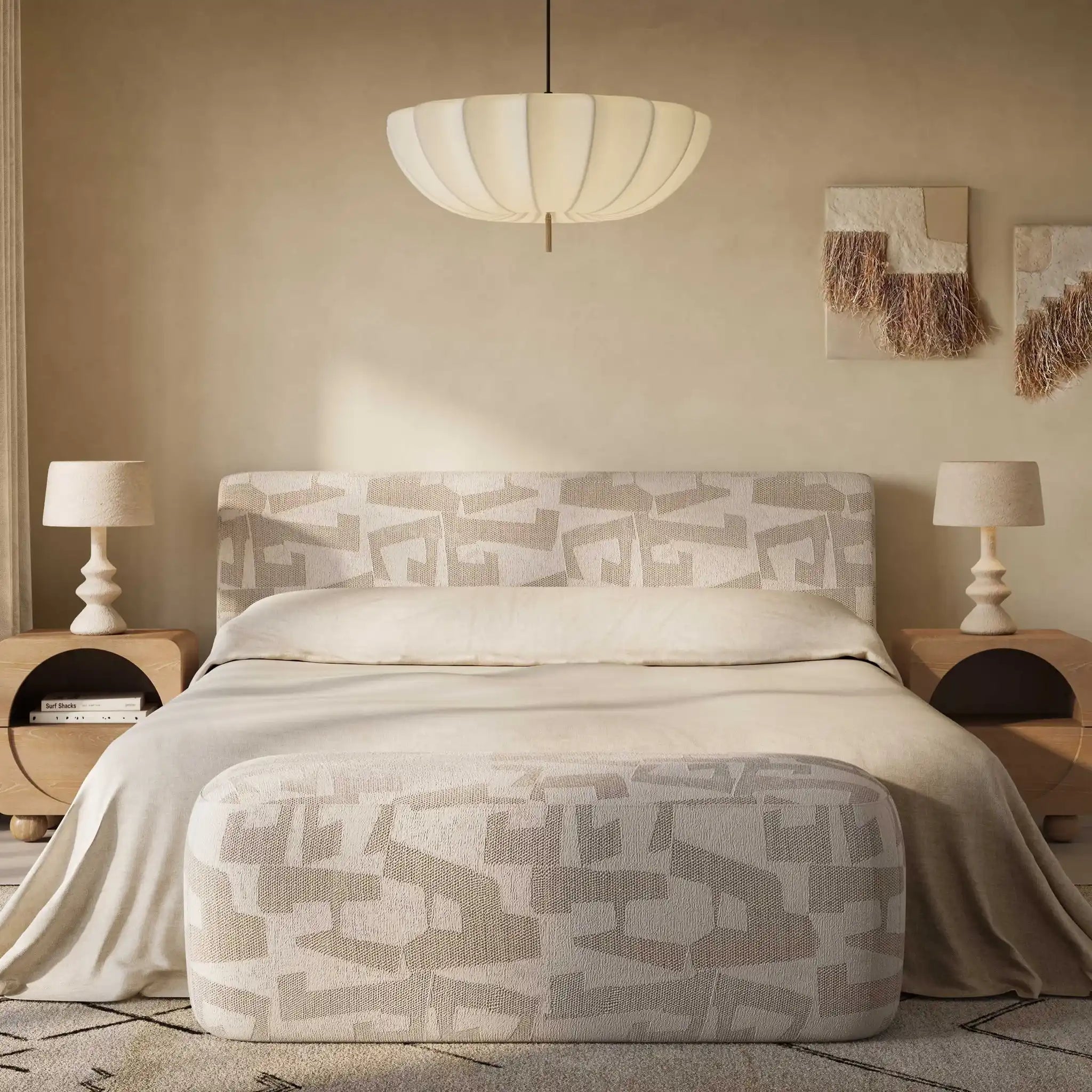 Isla - Jacquard Pattern King Bed
