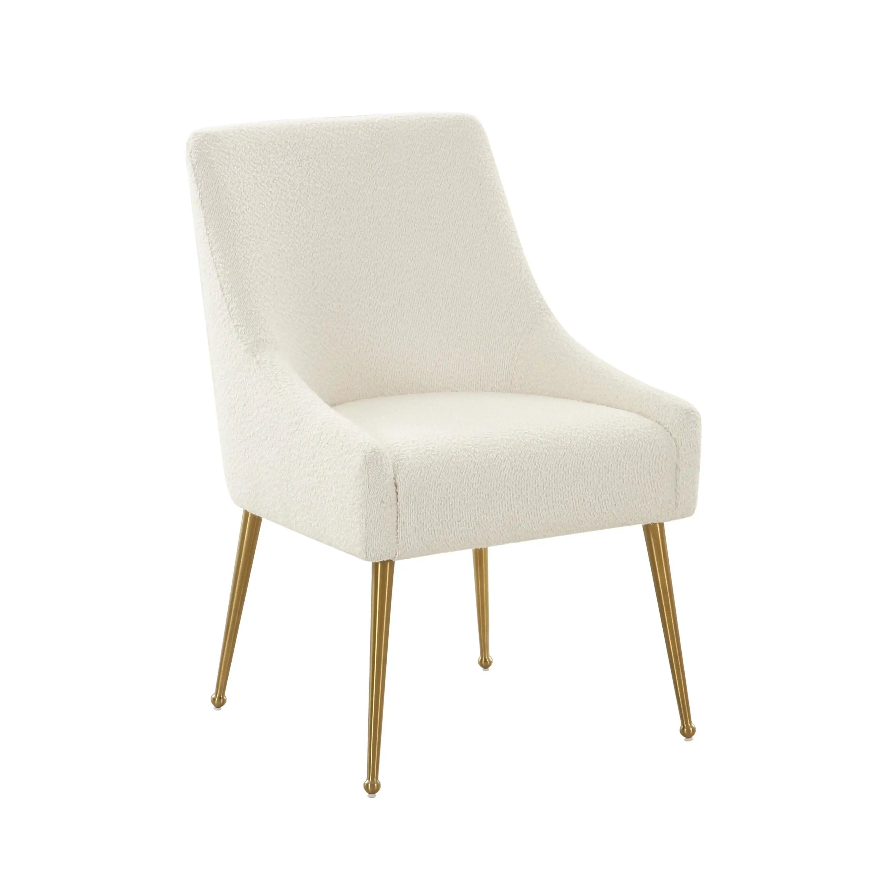 Beatrix - Pleated Velvet Side Chair - Best Buy Furniture
