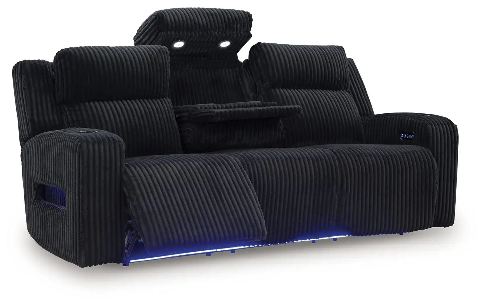Forest Lake - Power Reclining Sofa With Adj Headrest - Best Buy Furniture