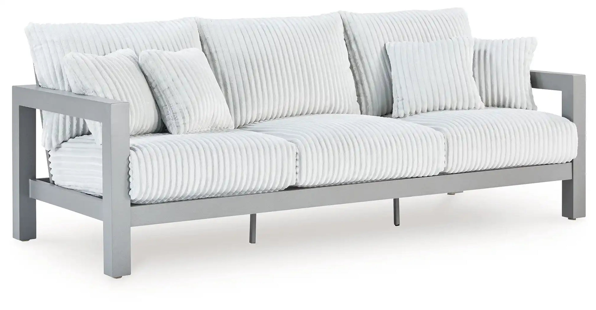 Hurley Park - Sofa With Cushion - Gray - Best Buy Furniture