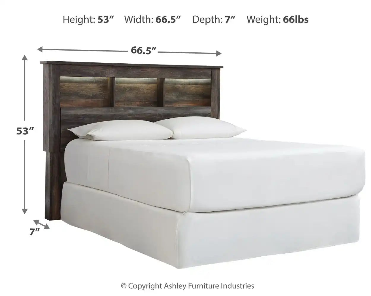 Drystan - Bookcase Headboard - Best Buy Furniture