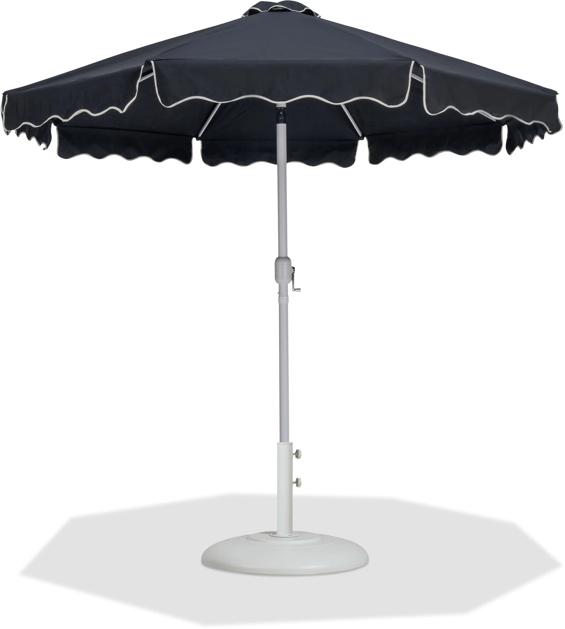 Amalfi - Patio Umbrella - White Base / White Pole - Best Buy Furniture