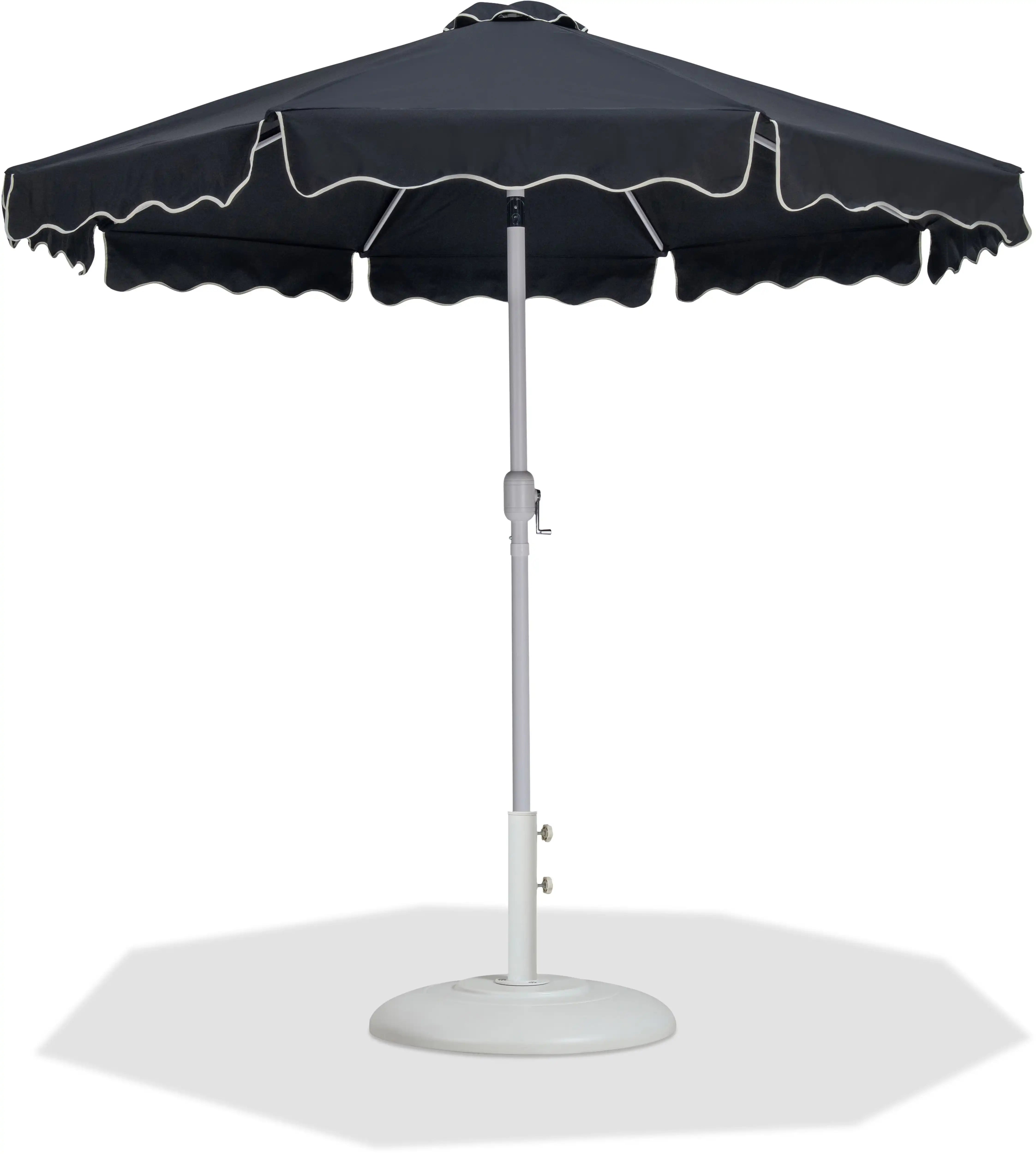 Amalfi - Patio Umbrella - White Base / White Pole - Best Buy Furniture