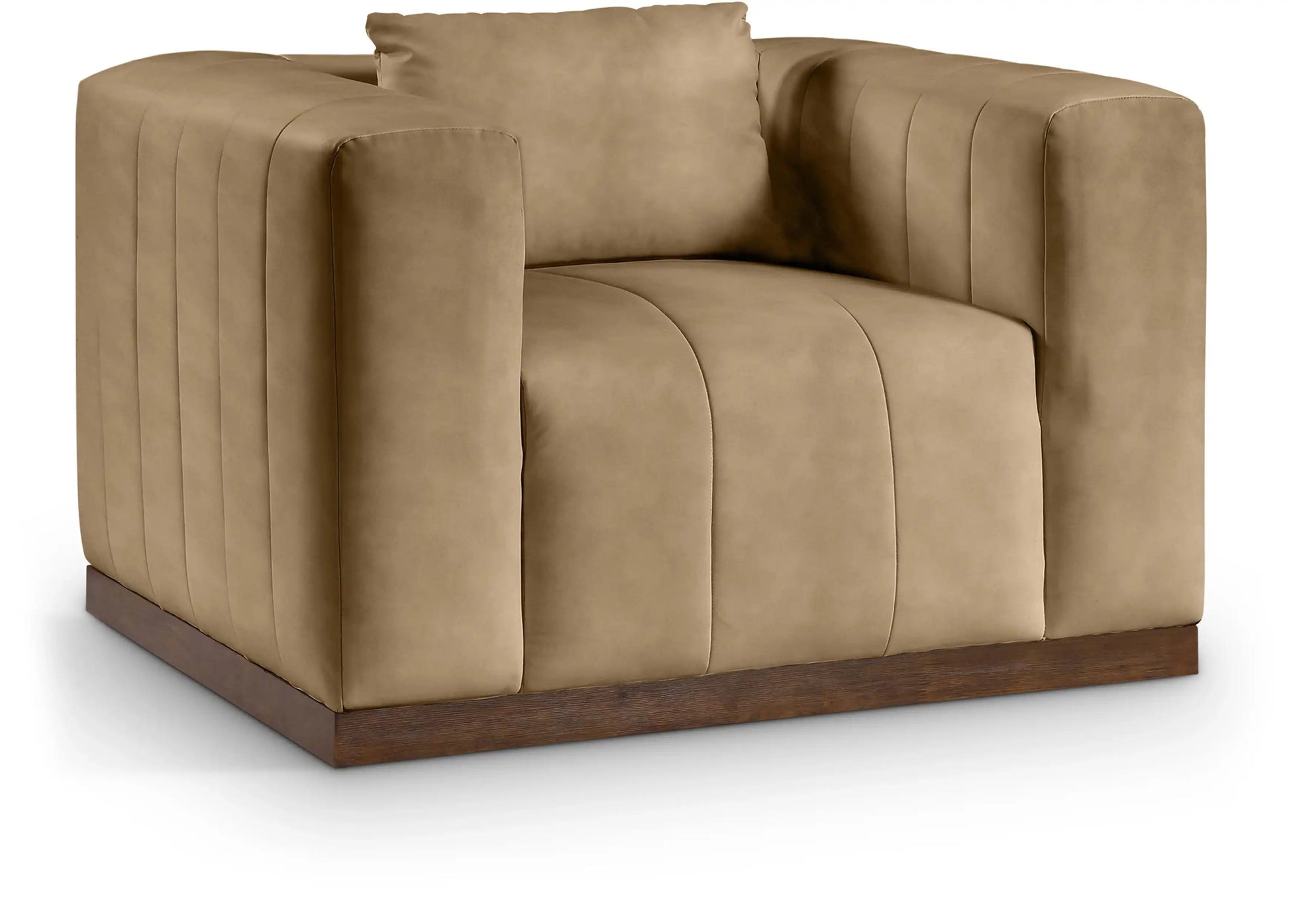 Mallina - Chair - Tan - Best Buy Furniture