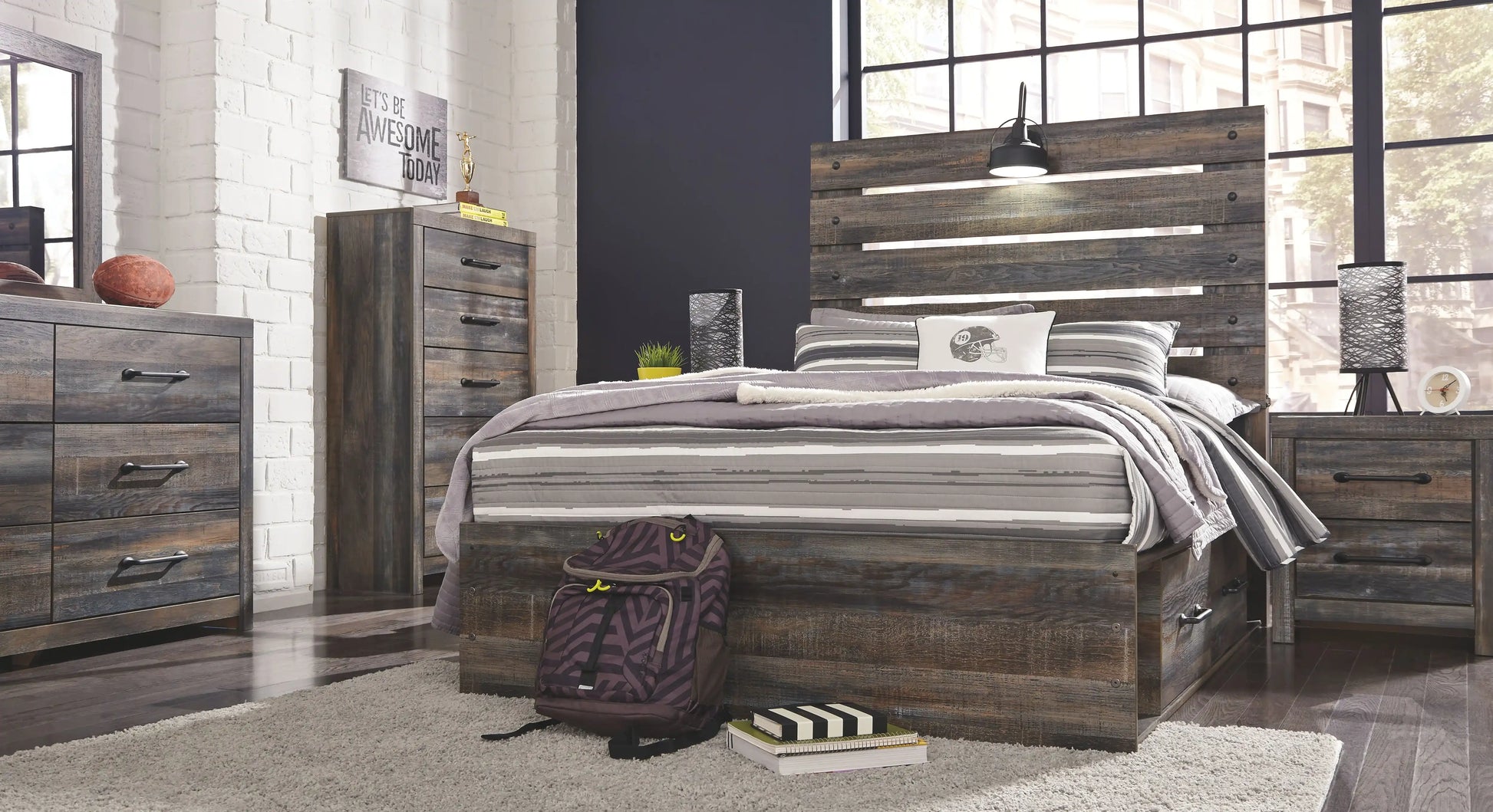 Drystan - Youth Panel Bedroom Set - Best Buy Furniture