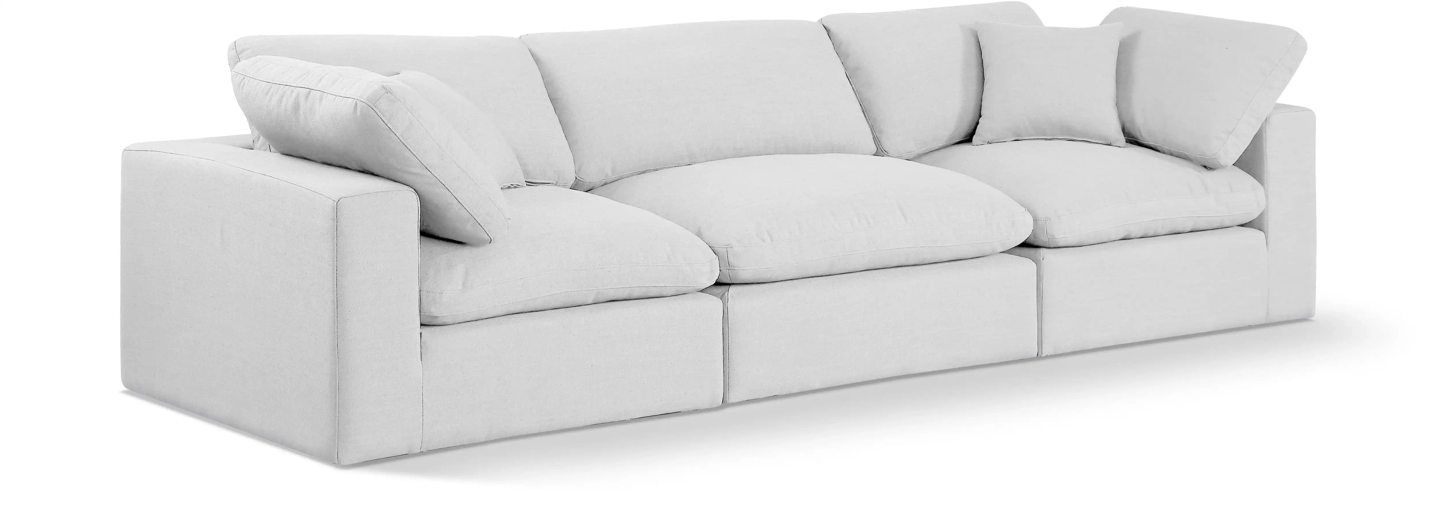 Comfy - Linen Modular Sofa 3 Seats - Best Buy Furniture