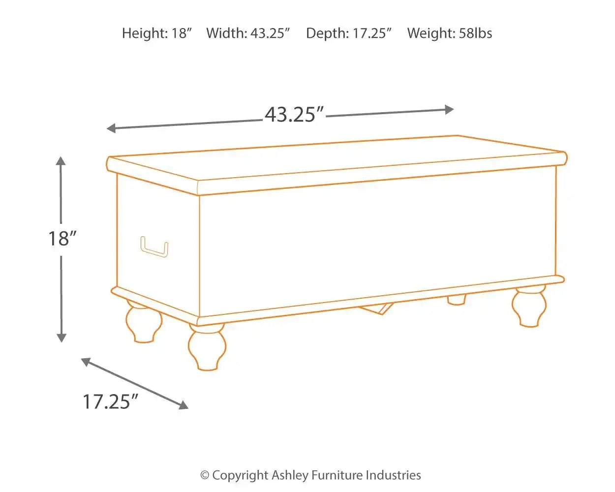 Fossil Ridge - Storage Bench - Beige - Best Buy Furniture