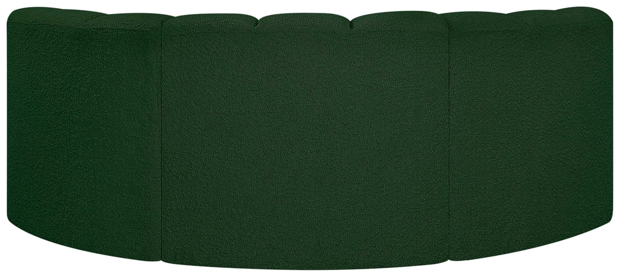 Arc - Boucle Fabric 3 Piece Modular U-Shaped Sofa