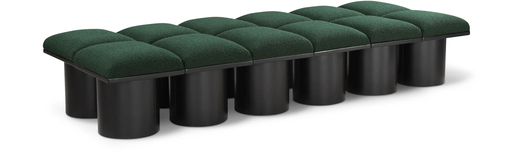 Pavilion - 12 Piece Modular Bench With Black Base - Best Buy Furniture