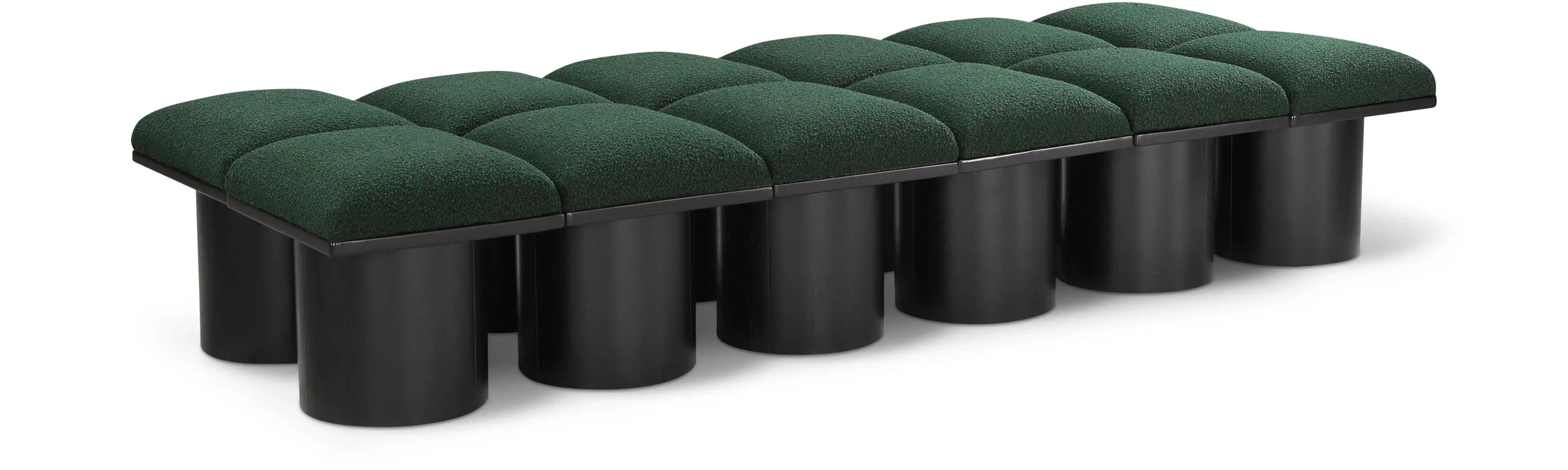 Pavilion - 12 Piece Modular Bench With Black Base - Best Buy Furniture