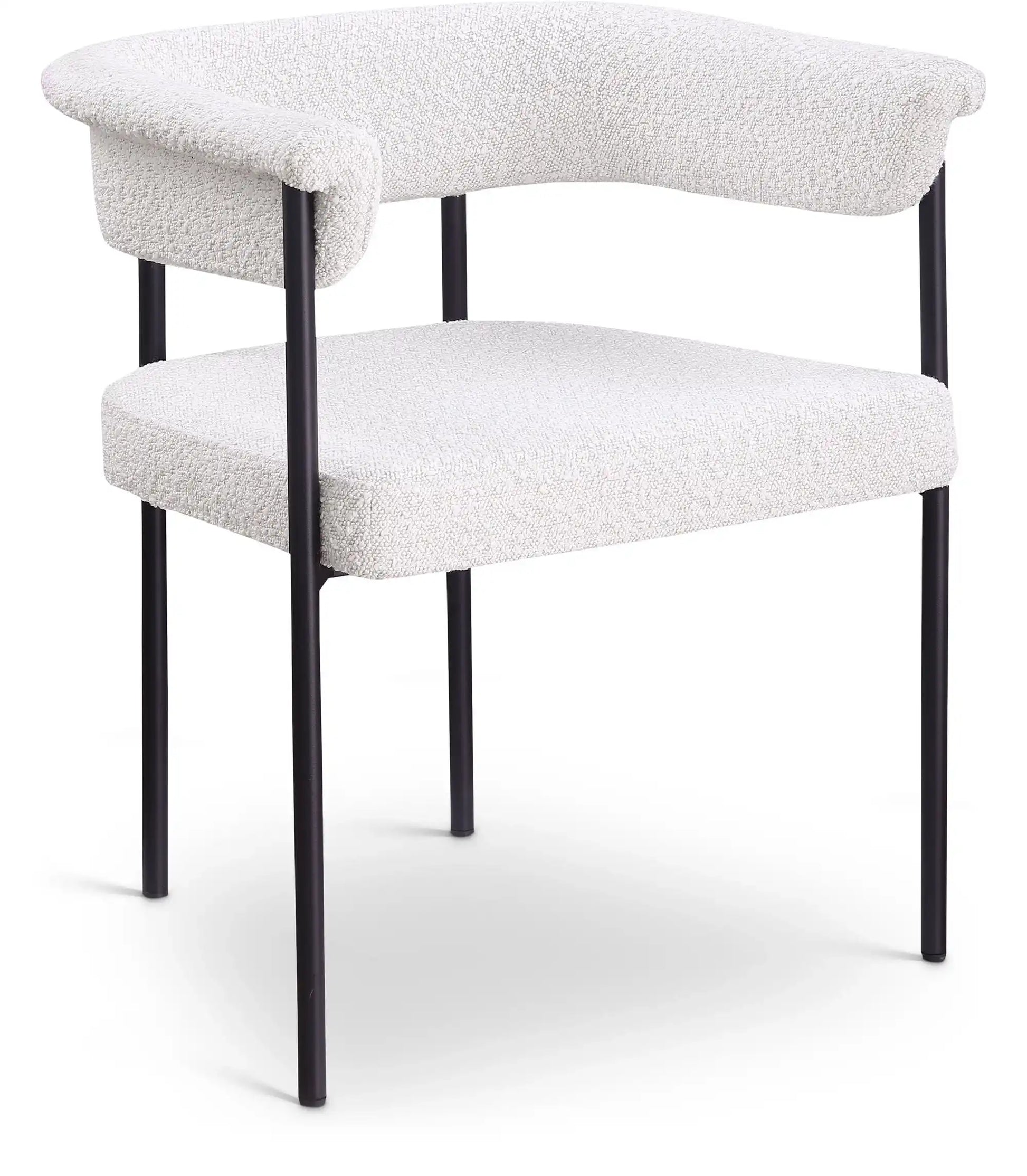 Malin - Boucle Dining Chair (Set of 2) - Best Buy Furniture