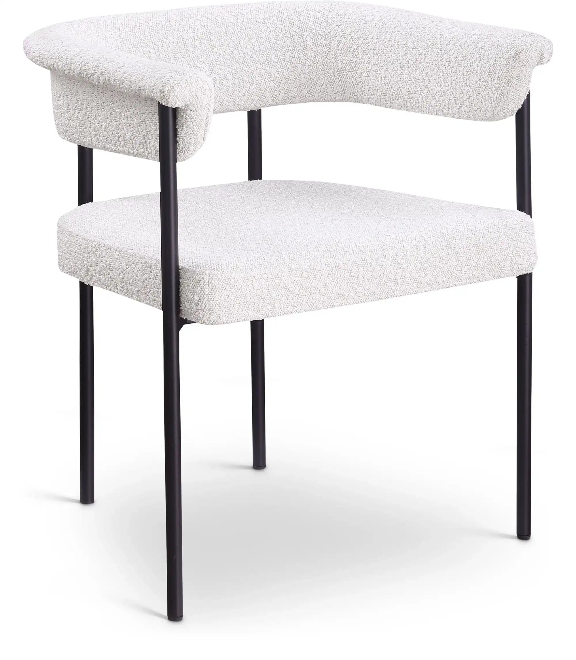 Malin - Boucle Dining Chair (Set of 2) - Best Buy Furniture