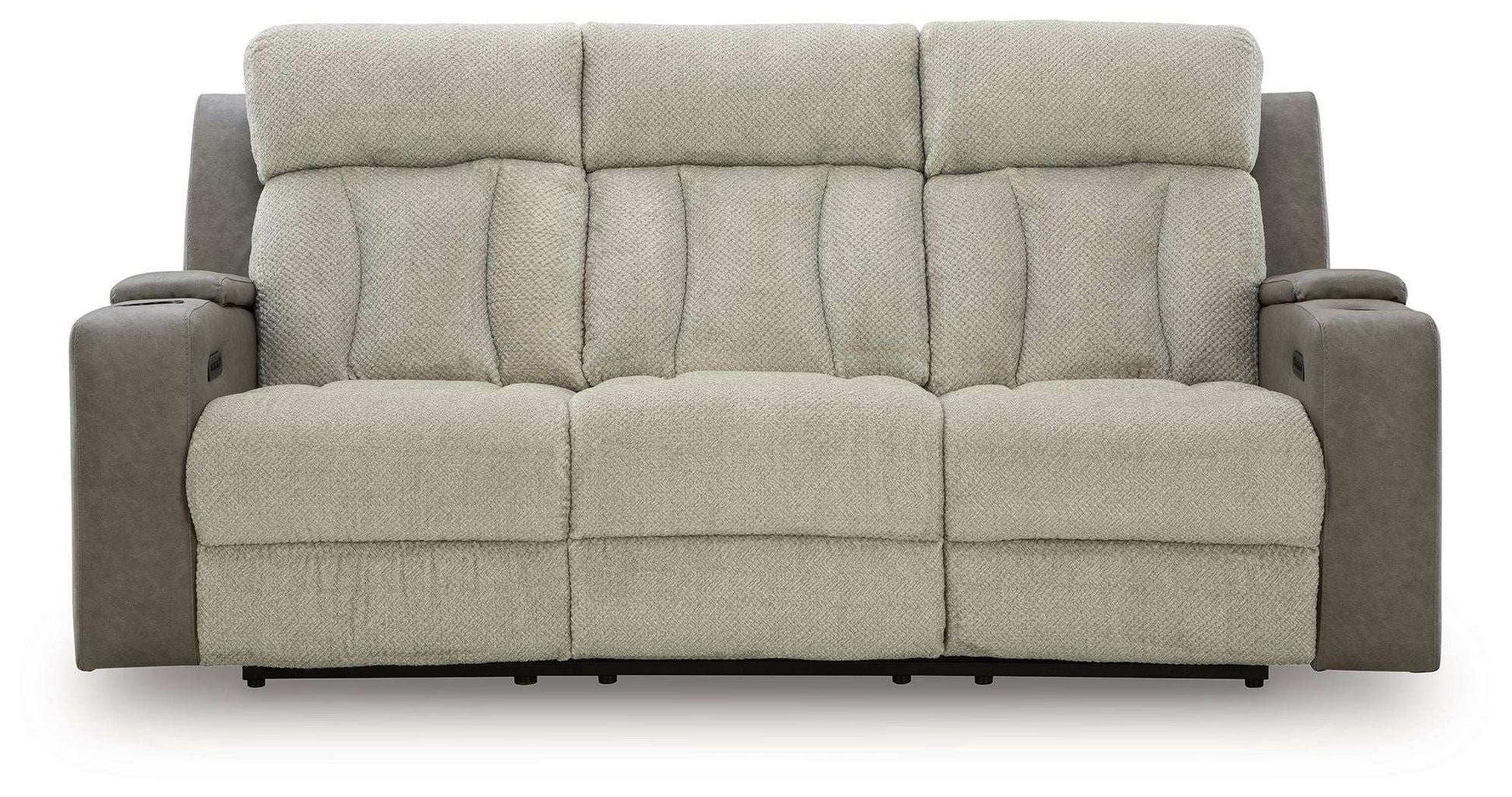 WhipLash - Power Reclining Sofa With Adj Headrest - Sisal - Best Buy Furniture