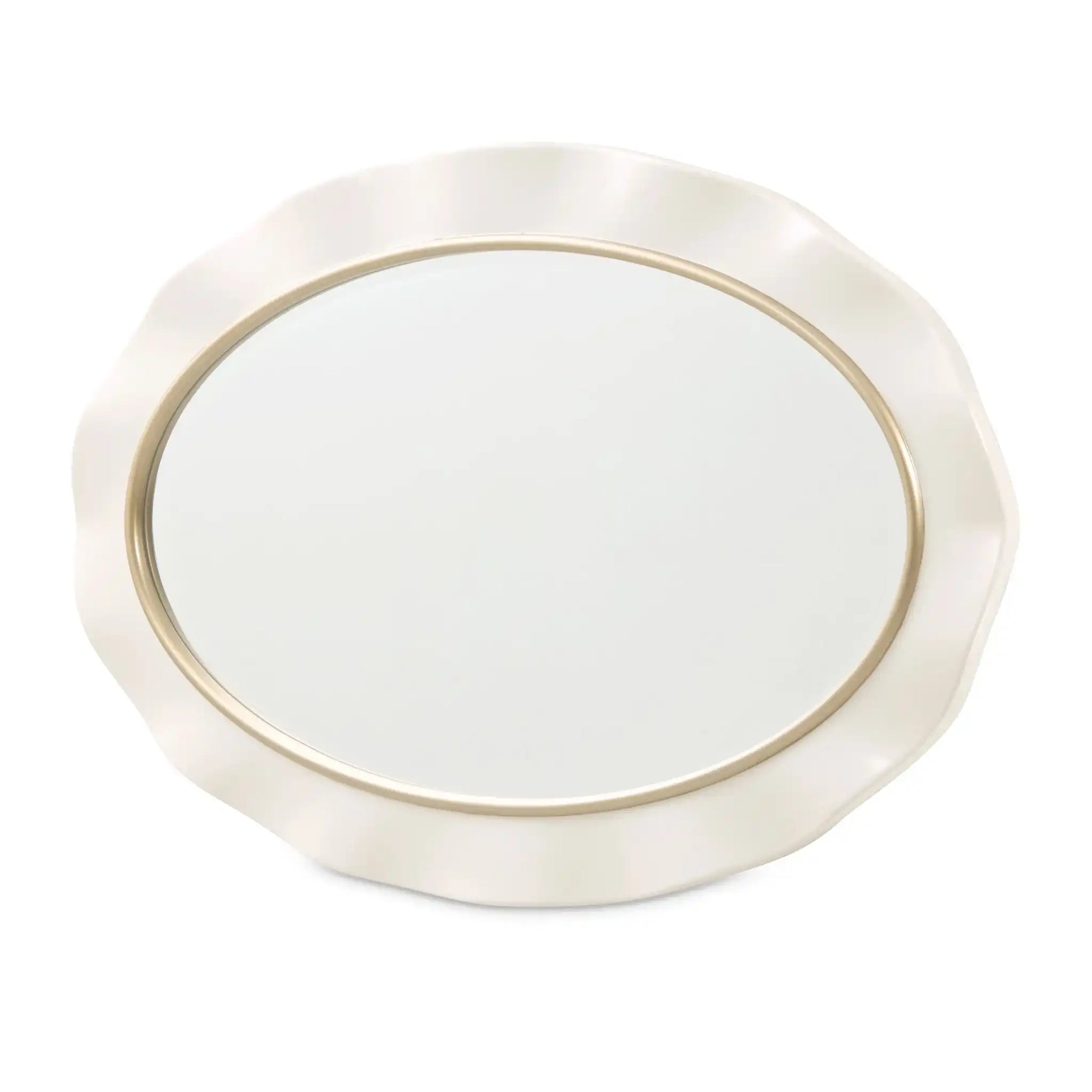 La Terrazza - Wall Mirror - Creamy Pearl - Best Buy Furniture