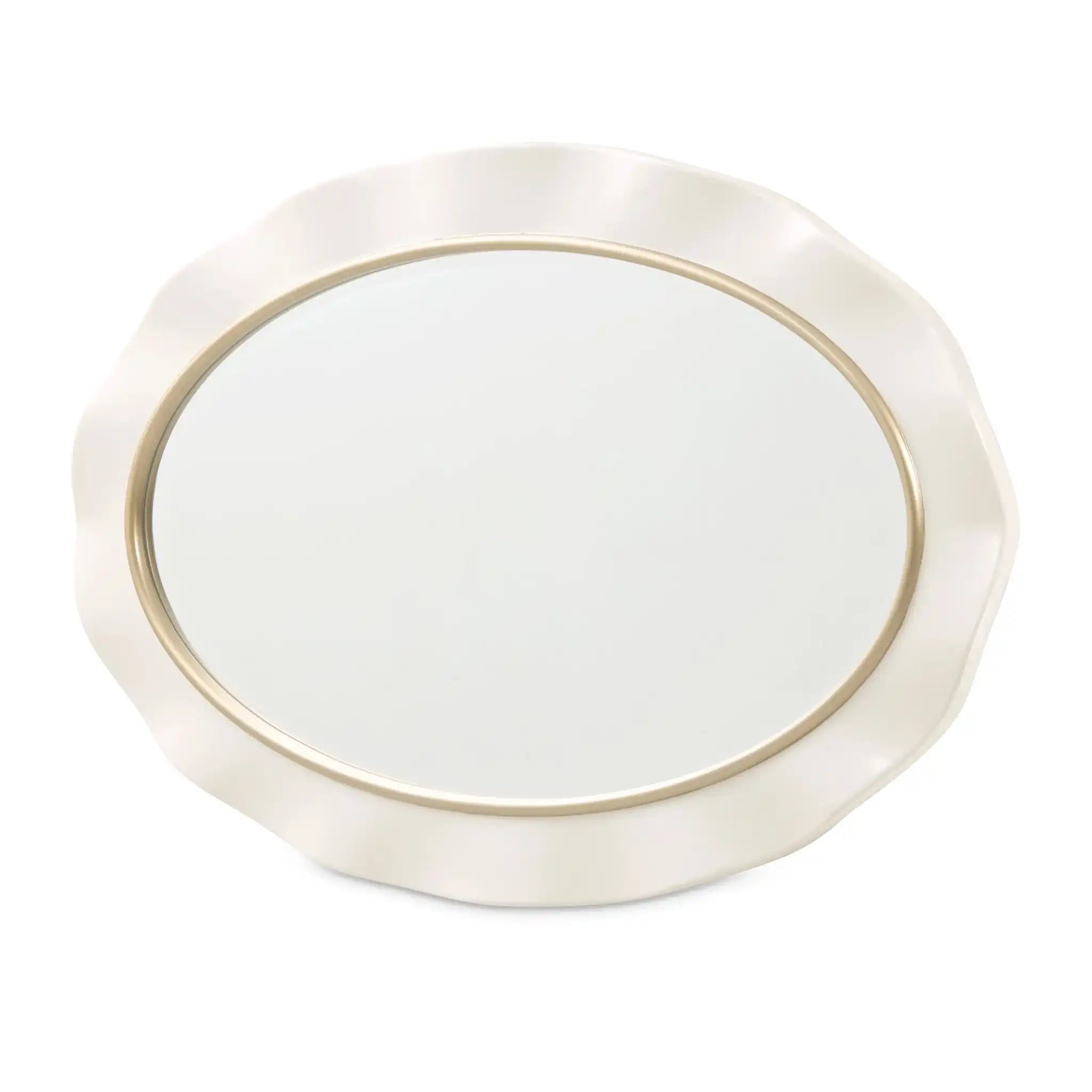 La Terrazza - Wall Mirror - Creamy Pearl - Best Buy Furniture
