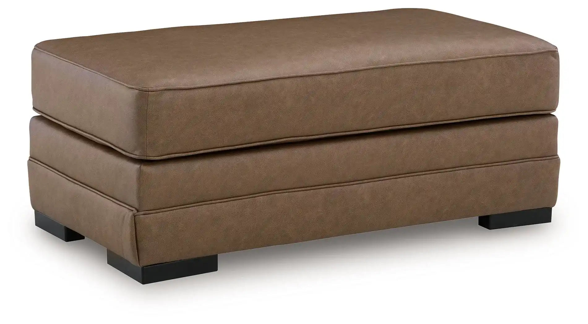VillaCourt - Ottoman - Caramel - Best Buy Furniture