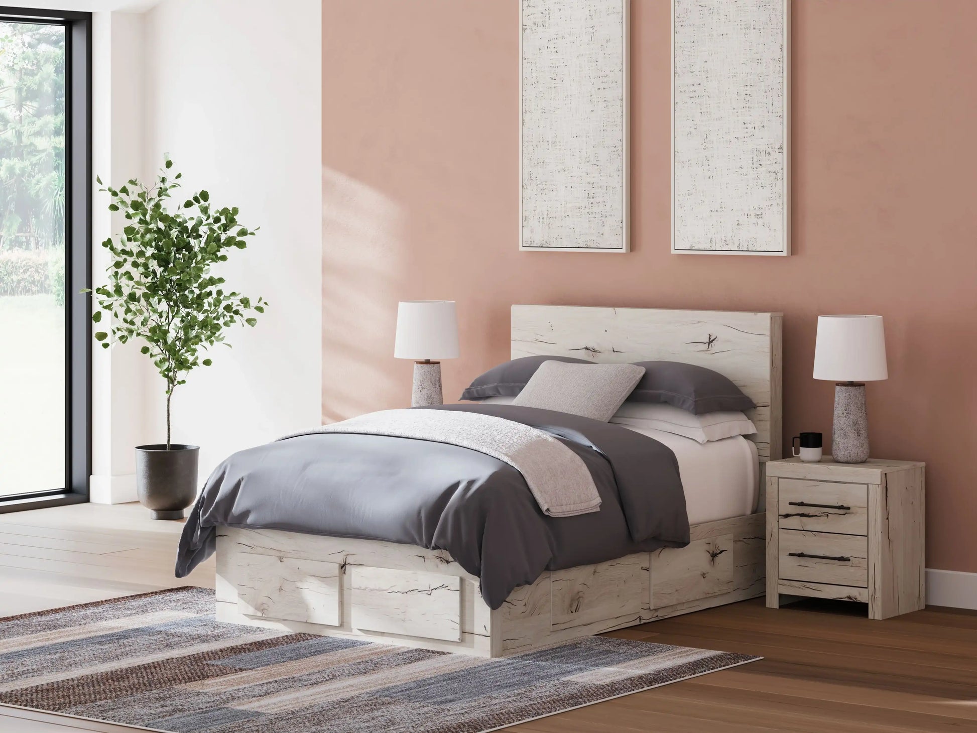 Lawroy - Panel Bed With Storage - Best Buy Furniture