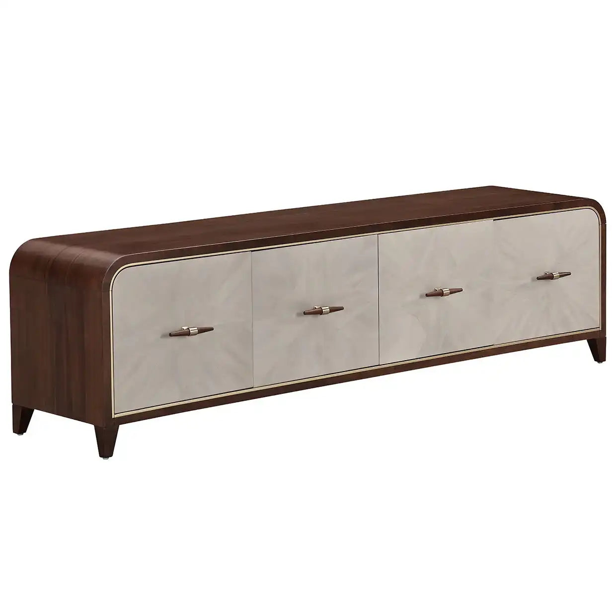 Houston - Media Cabinet - Walnut - Best Buy Furniture