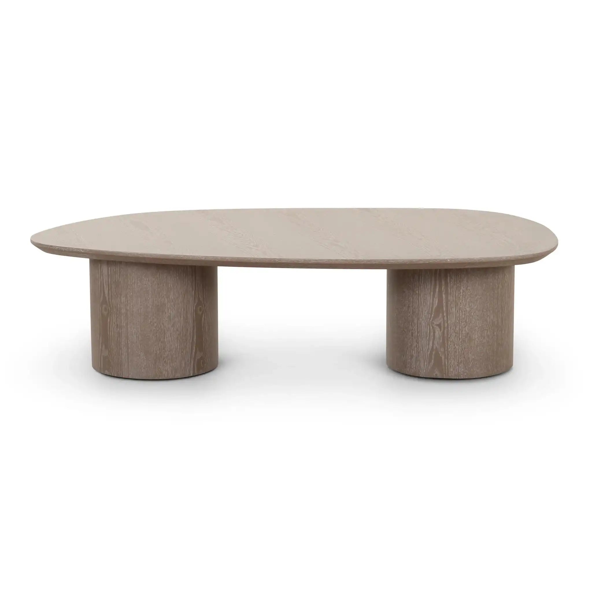 Rhema - Oblong Coffee Table - Washed Ash - Best Buy Furniture