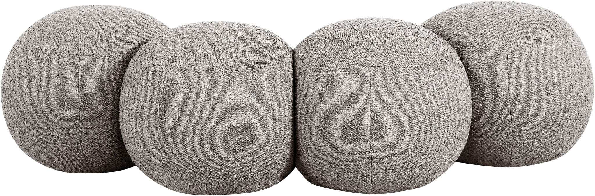 Apollo - Boucle Fabric Bench