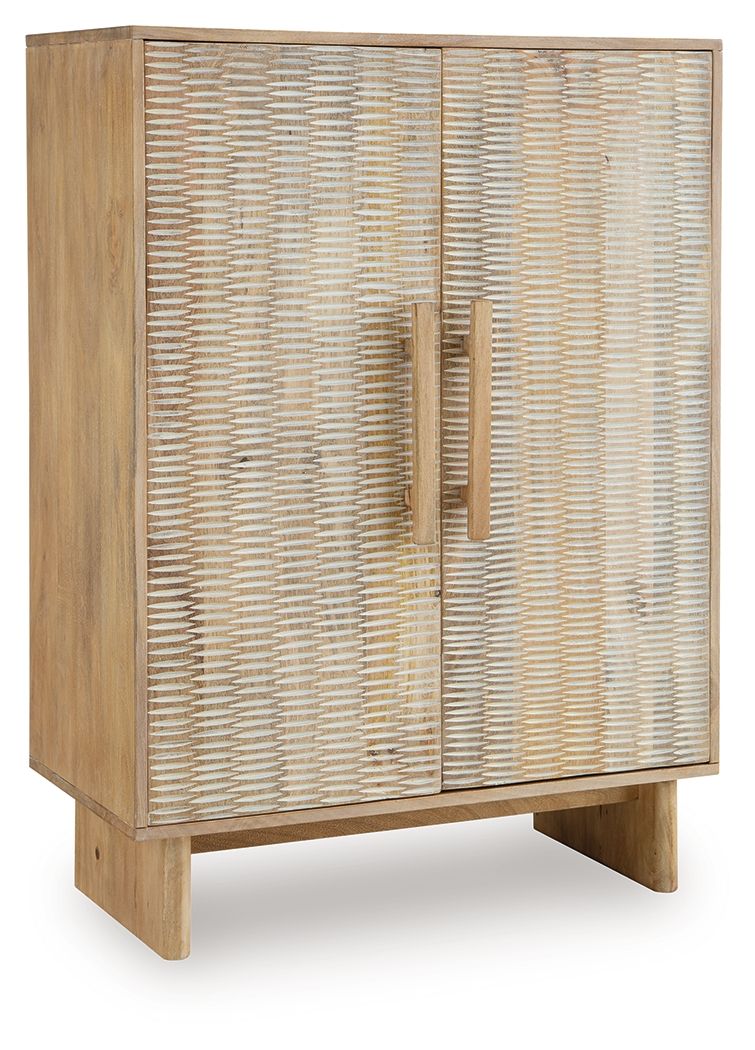Dallinbury - Accent Cabinet - Natural / White Wash - Best Buy Furniture