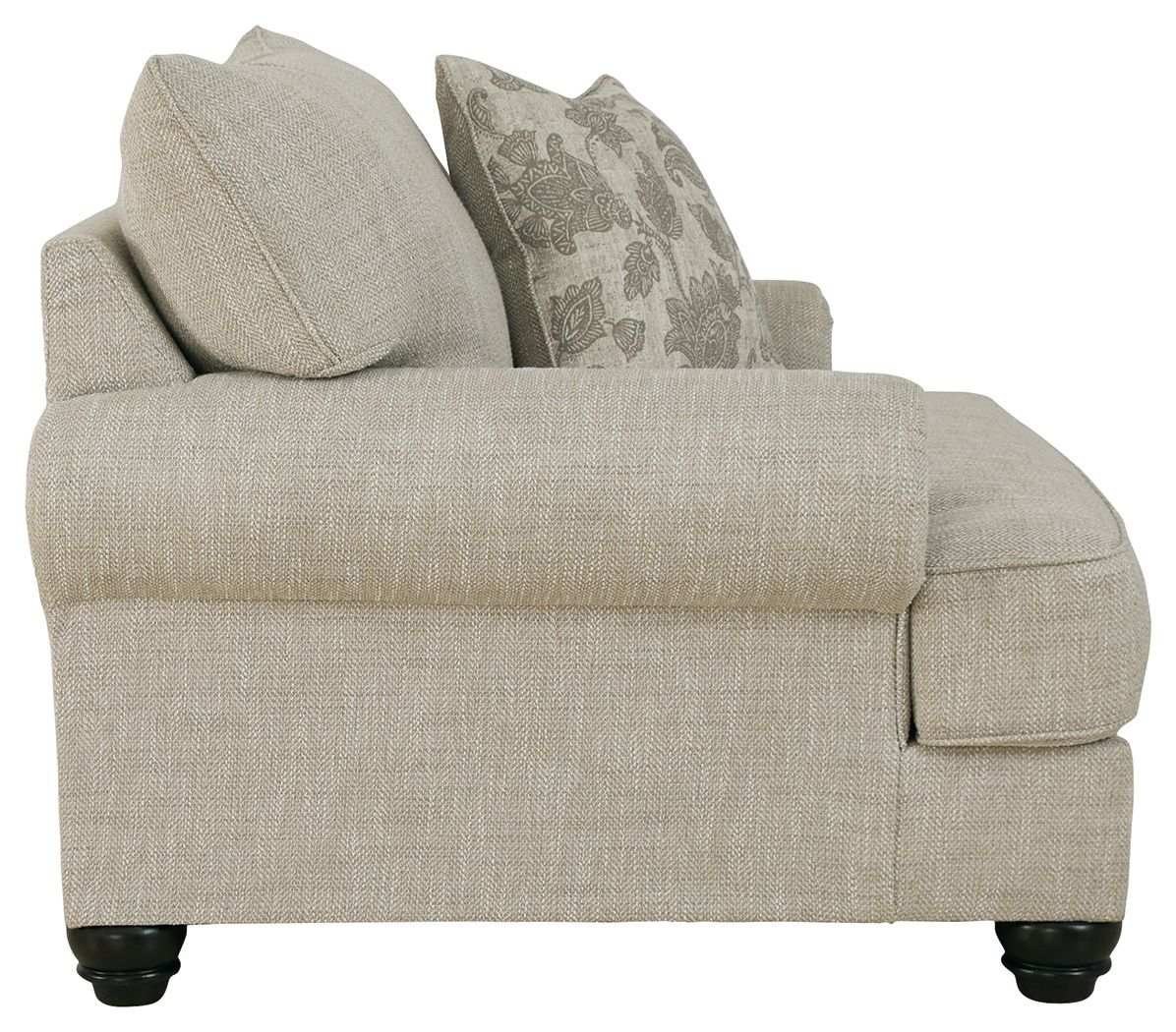 Asanti - Chair and a Half - Fog - Best Buy Furniture