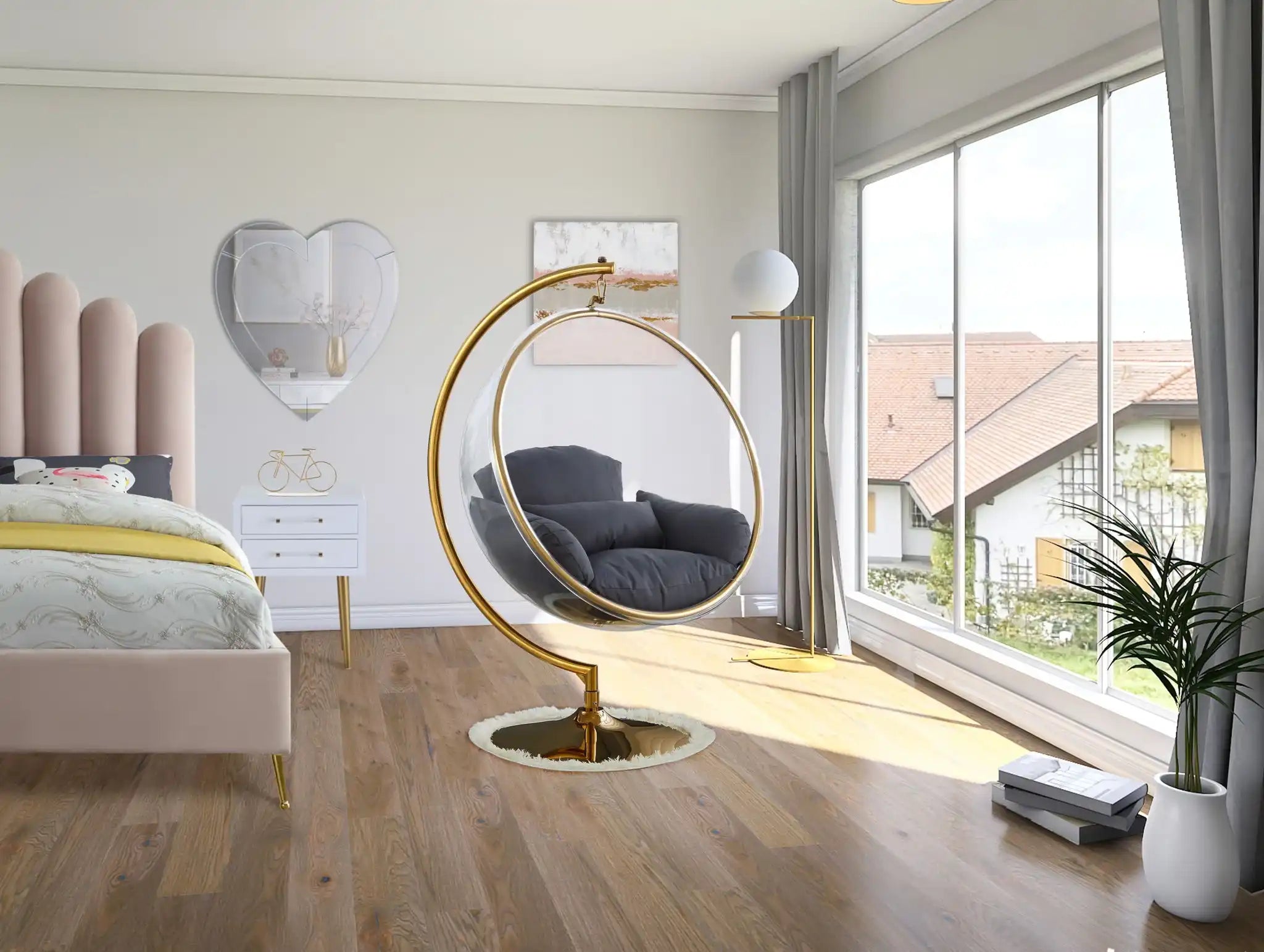 Luna - Swing Bubble Accent Chair