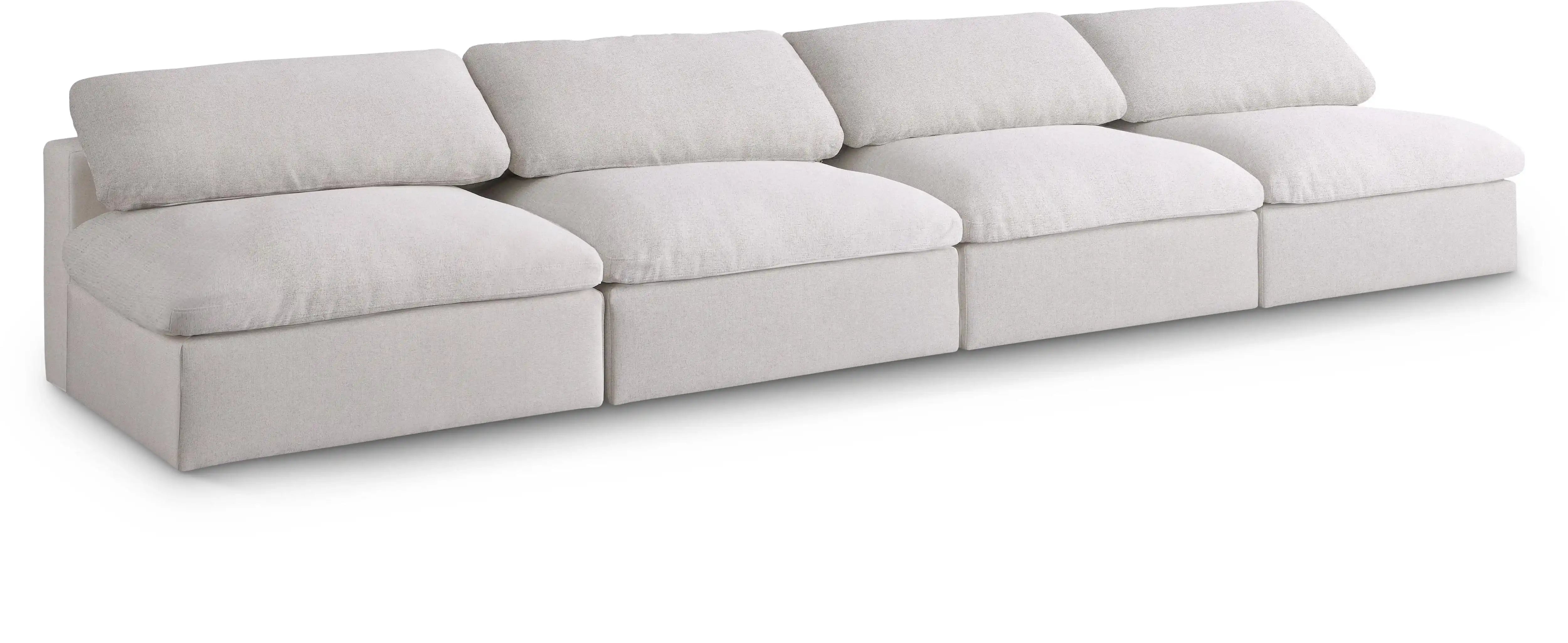 Serene - Modular Armless 4 Seat Sofa - Best Buy Furniture