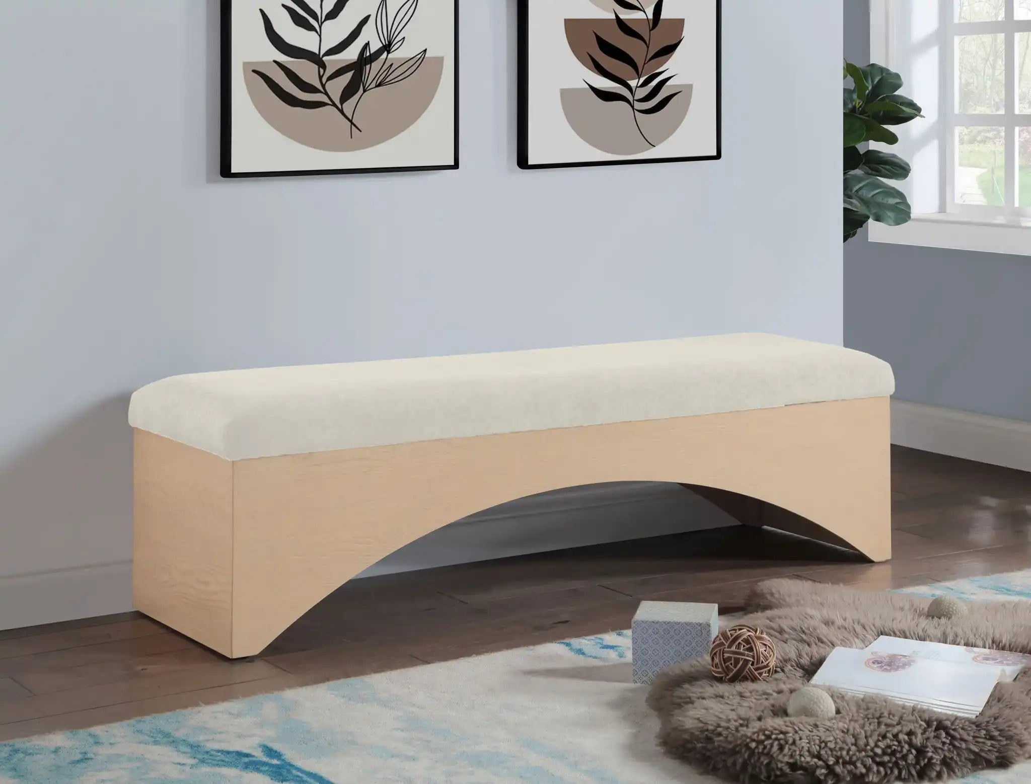 Lawson - Bench With Natural Base